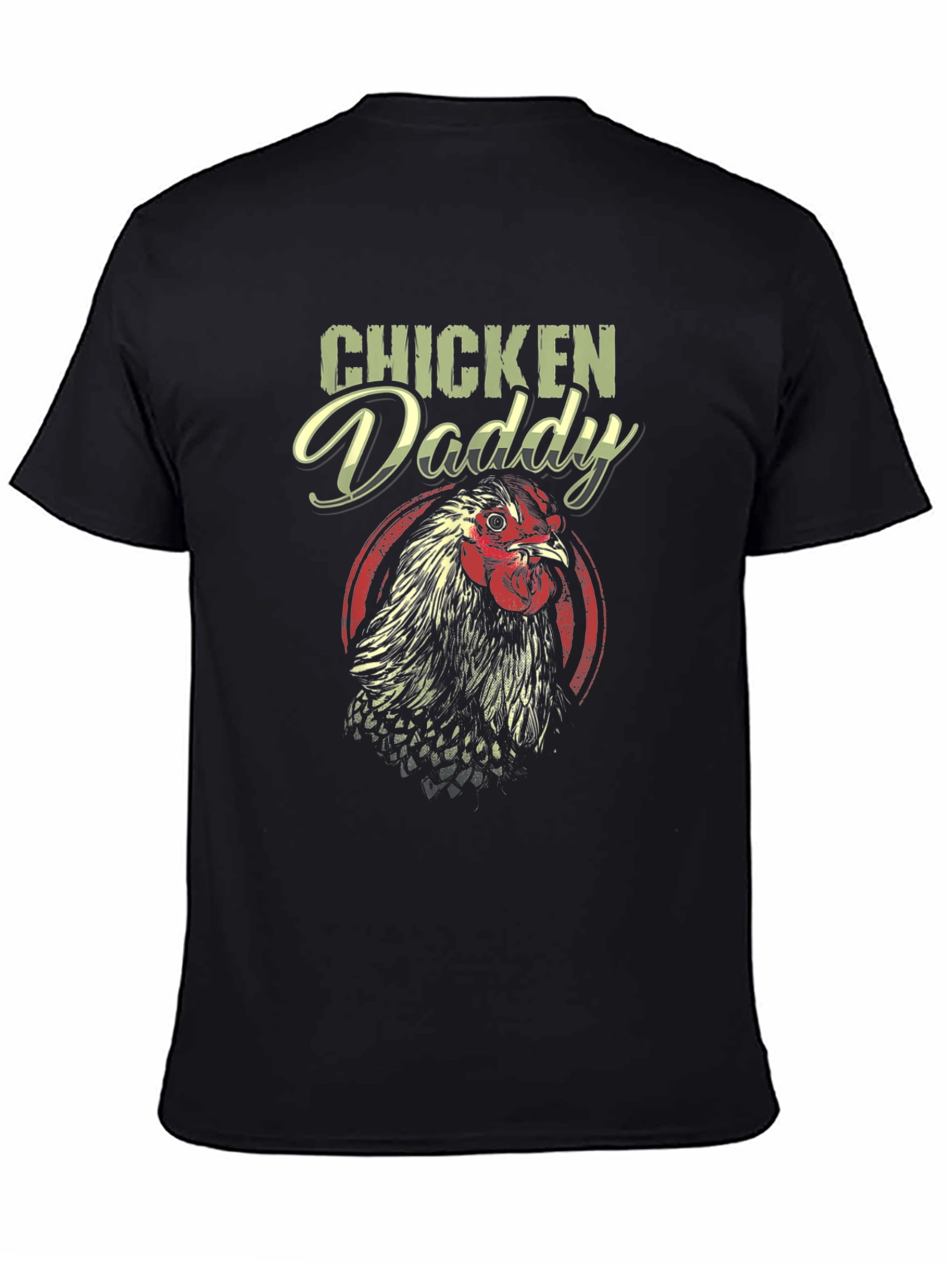 Black Chicken Daddy Graphic T-Shirt view 4