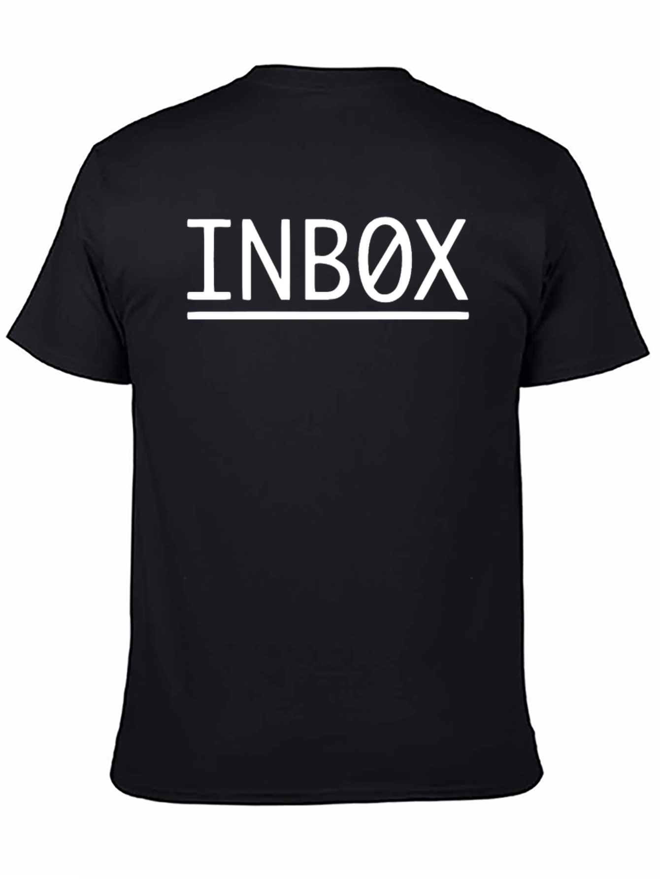 Black Inbox Zero Black T-Shirt view 4