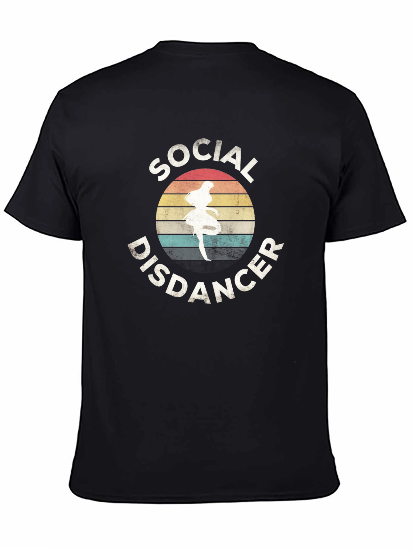 Black Social Disdancer Graphic Tee view 4