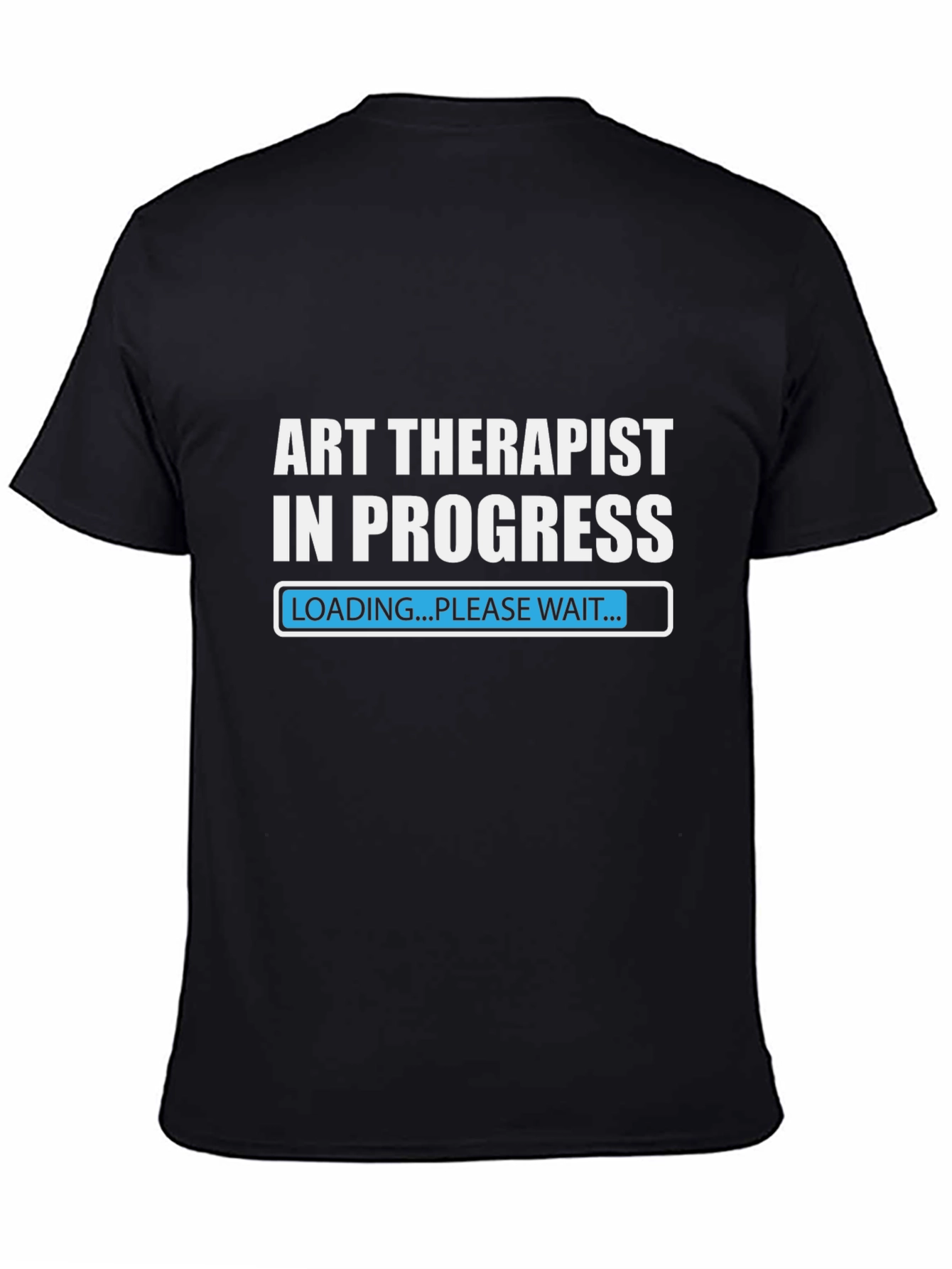 Black Art Therapist In Progress T-Shirt view 4