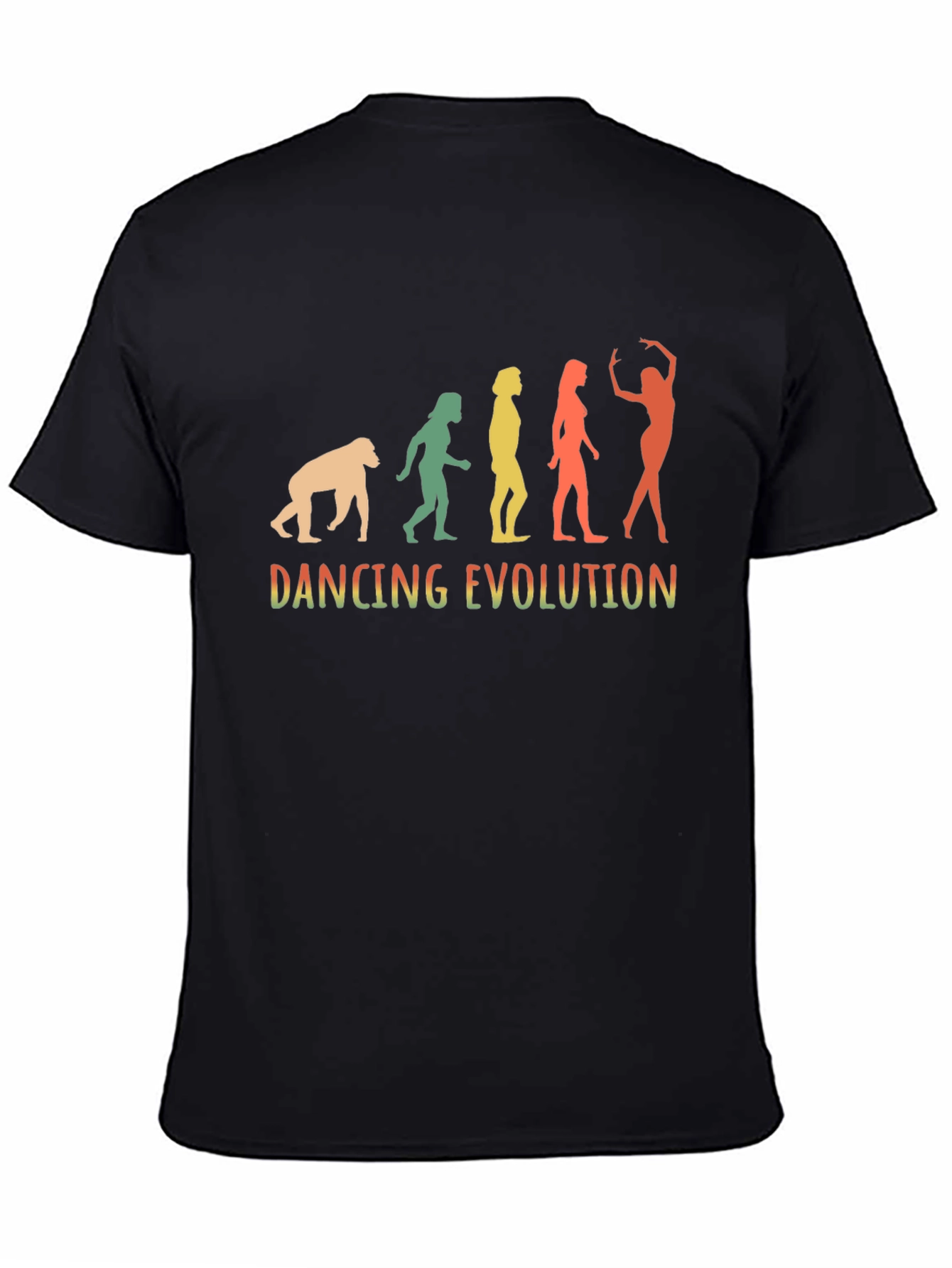 Black Dancing Evolution Graphic Tee - Unisex view 4