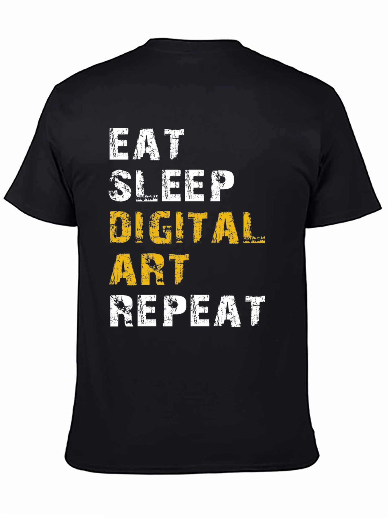 Eat Sleep Digital Art Repeat T-Shirt - 4