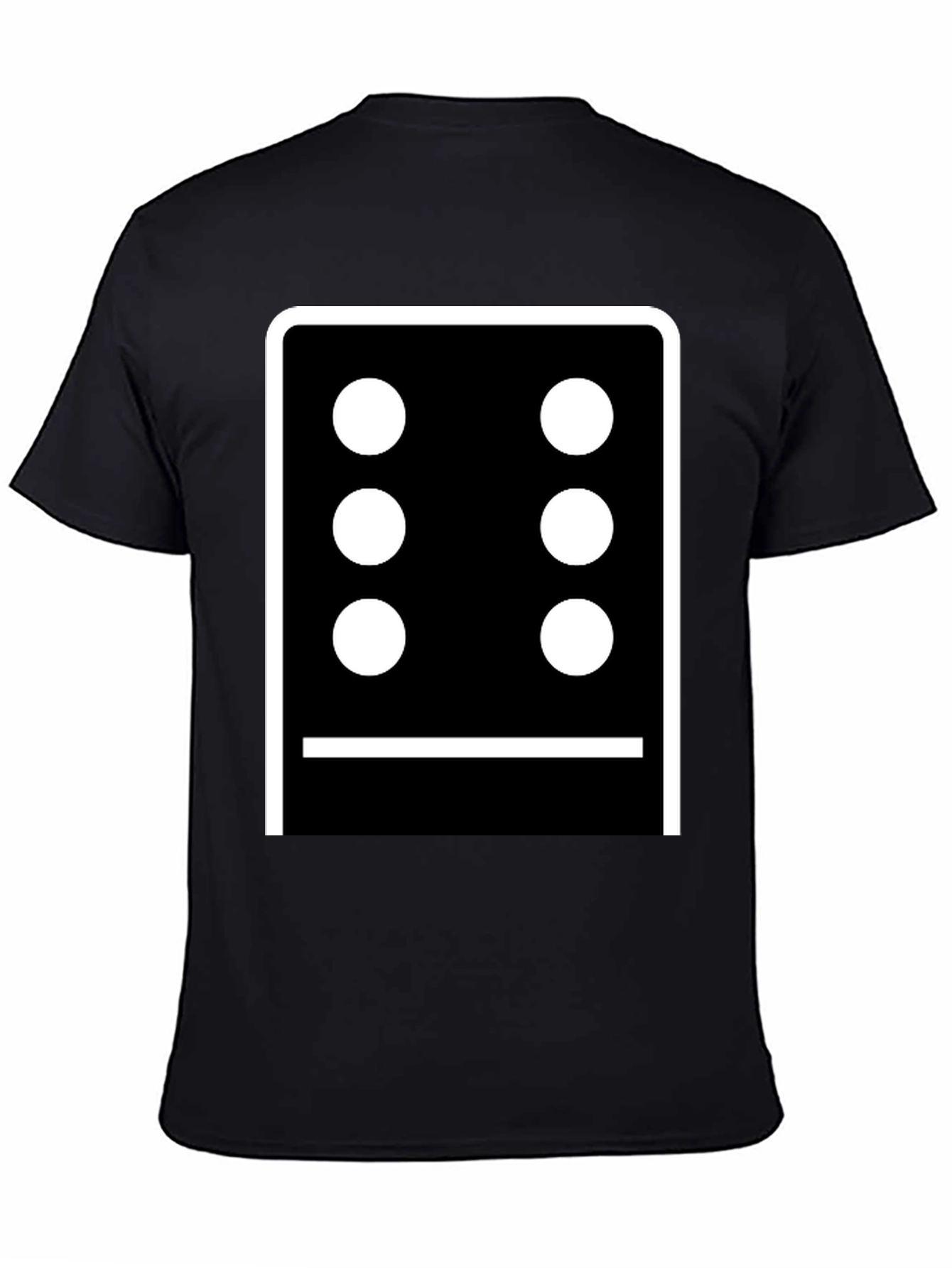 Black Dice Six Graphic Tee - Black Cotton Casual view 4