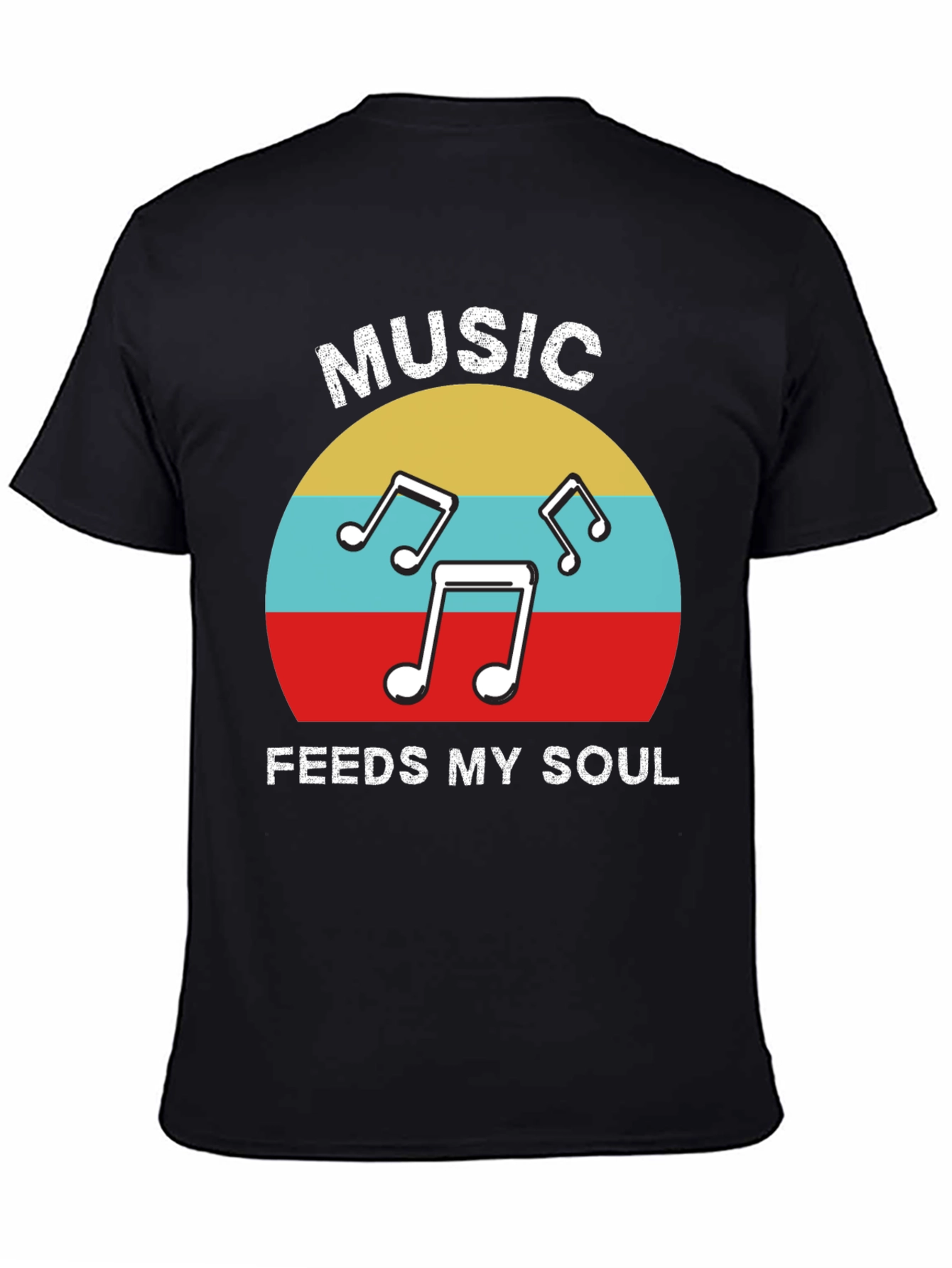 Black Music Feeds My Soul Graphic Tee view 4