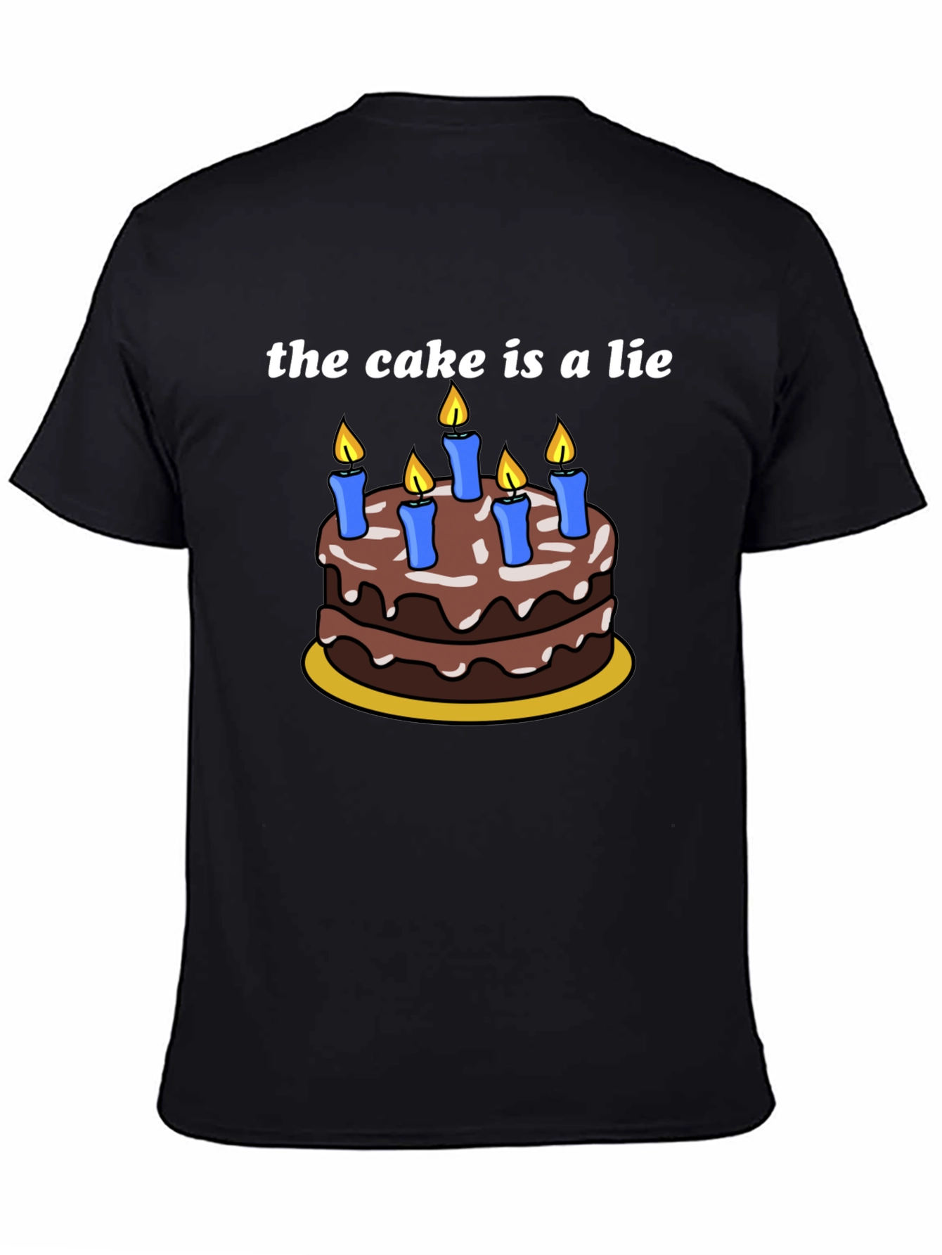 Black Cake is a Lie Graphic T-Shirt view 4