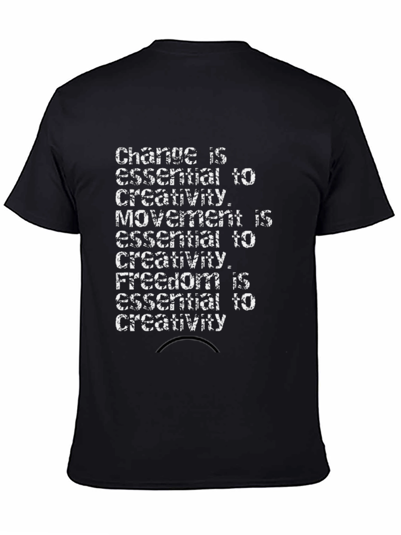 Black Creativity Essential T-Shirt view 4