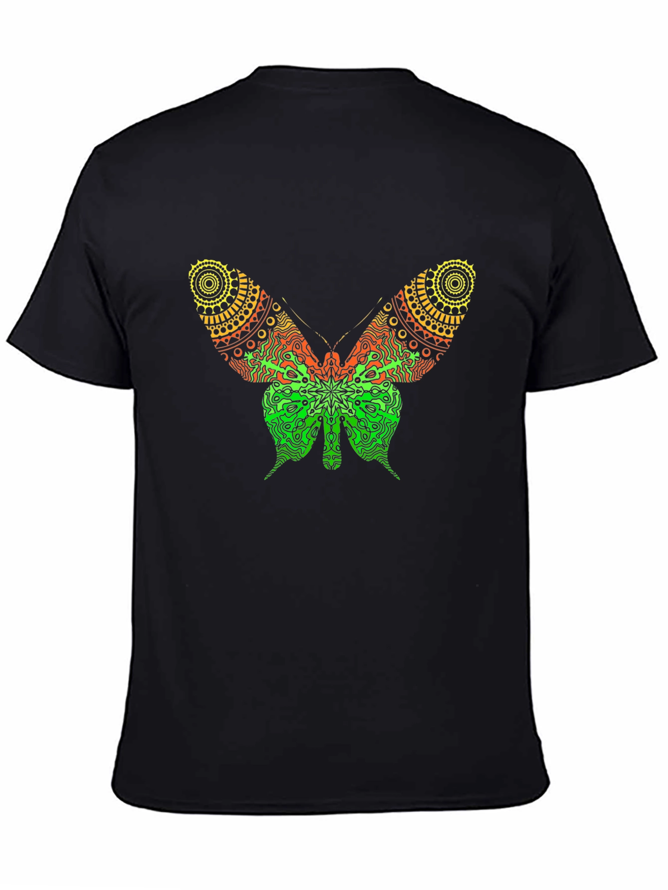 Black Butterfly Graphic T-Shirt - Bold Statement Tee view 4