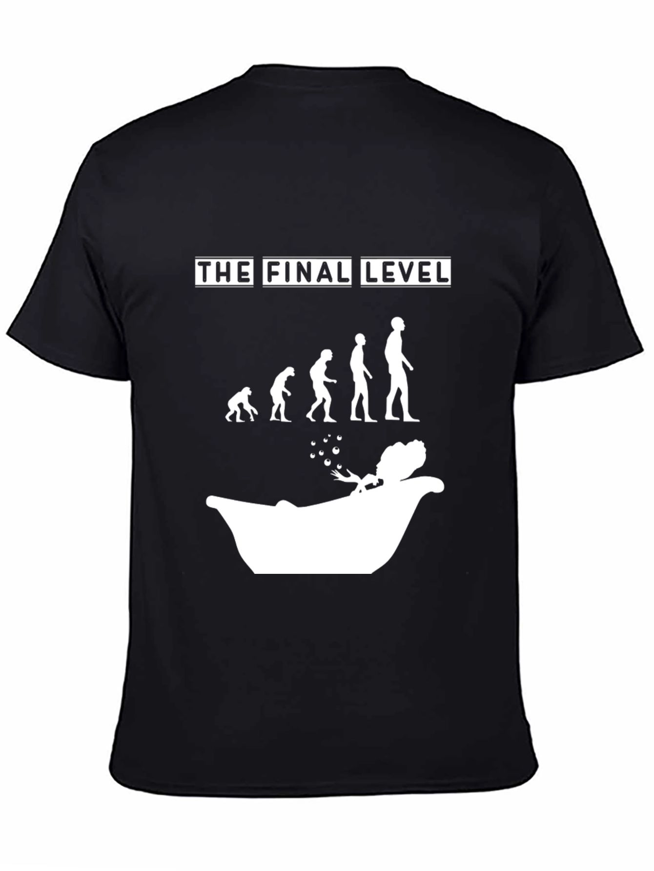 Black The Final Level Evolution T-Shirt Funny Graphic Tee view 4