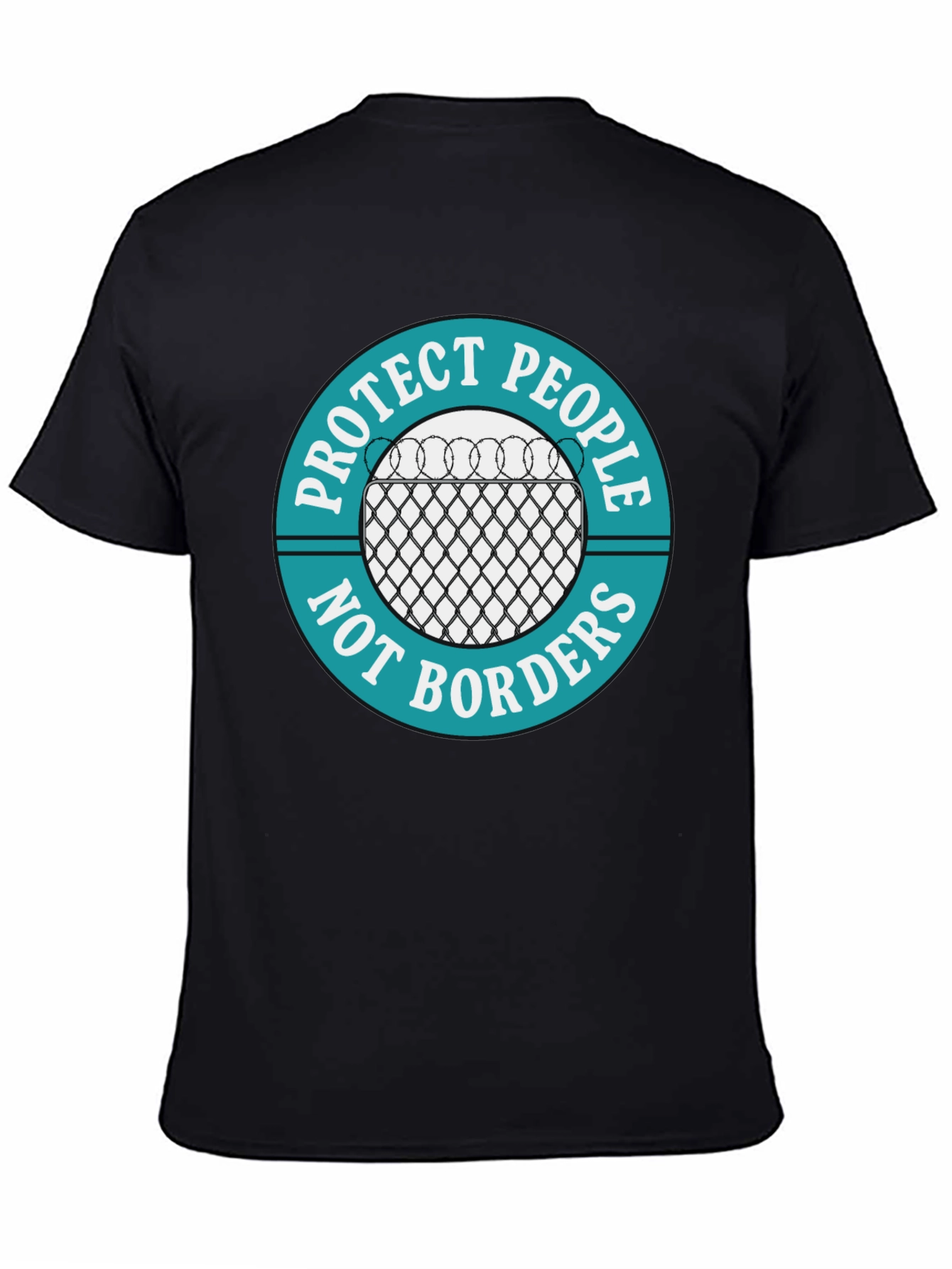 Black Protect People T-Shirt: Justice & Equality Tee view 4
