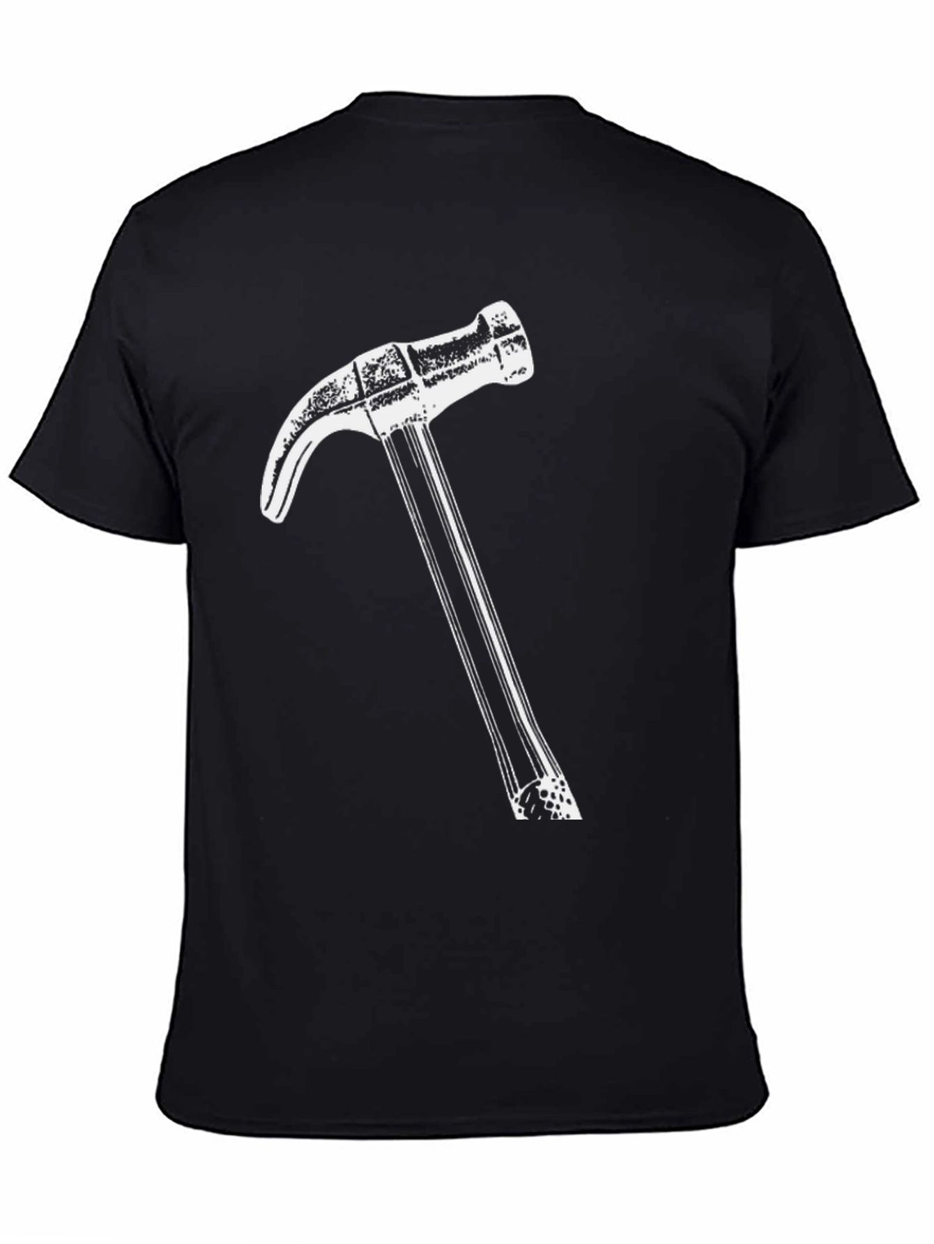 Black Hammer Graphic Tee - Black Cotton Blend view 4