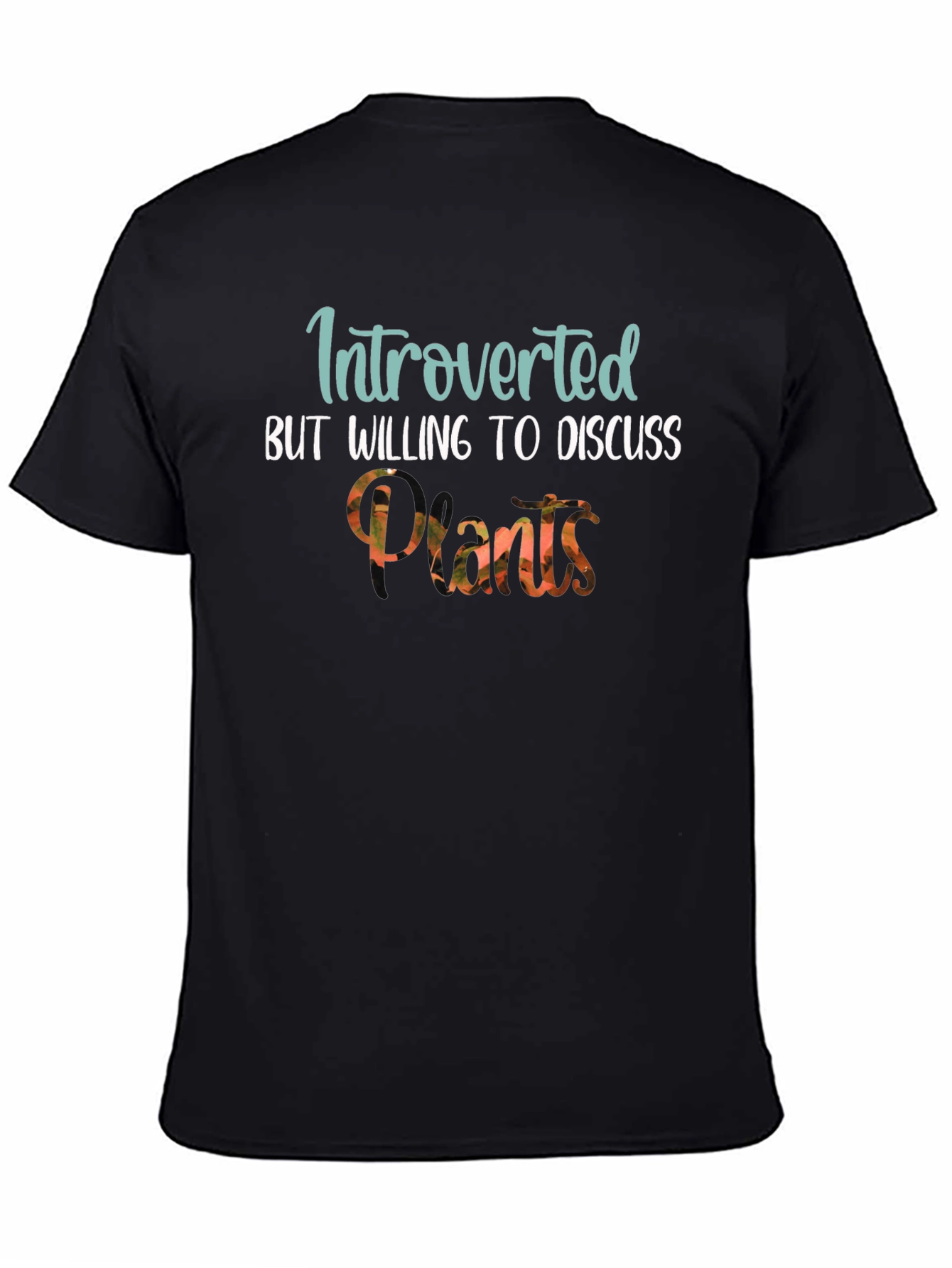 Black Introverted Rants T-Shirt view 4