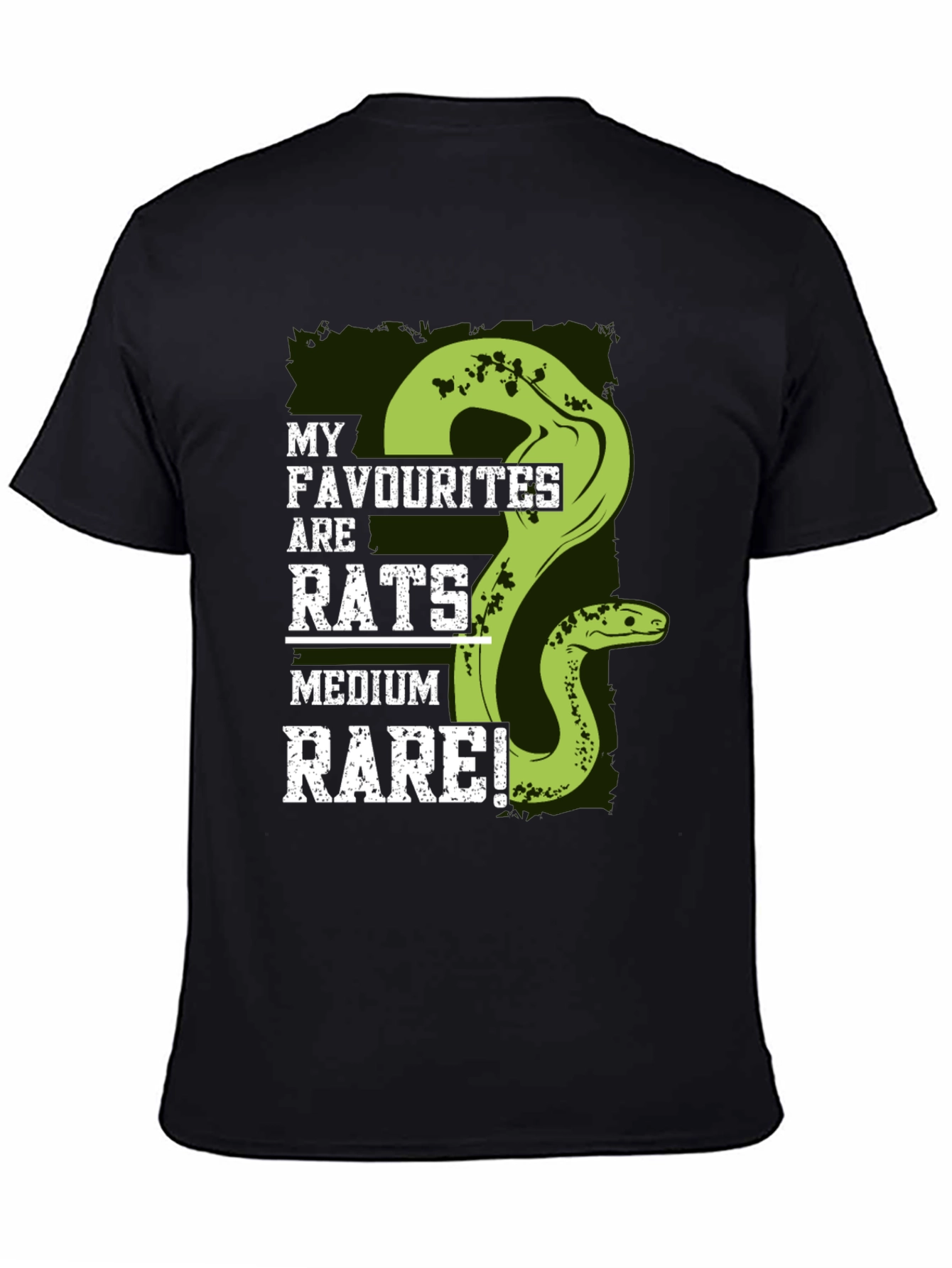 Black Rats Medium Rare Snake T-Shirt view 4