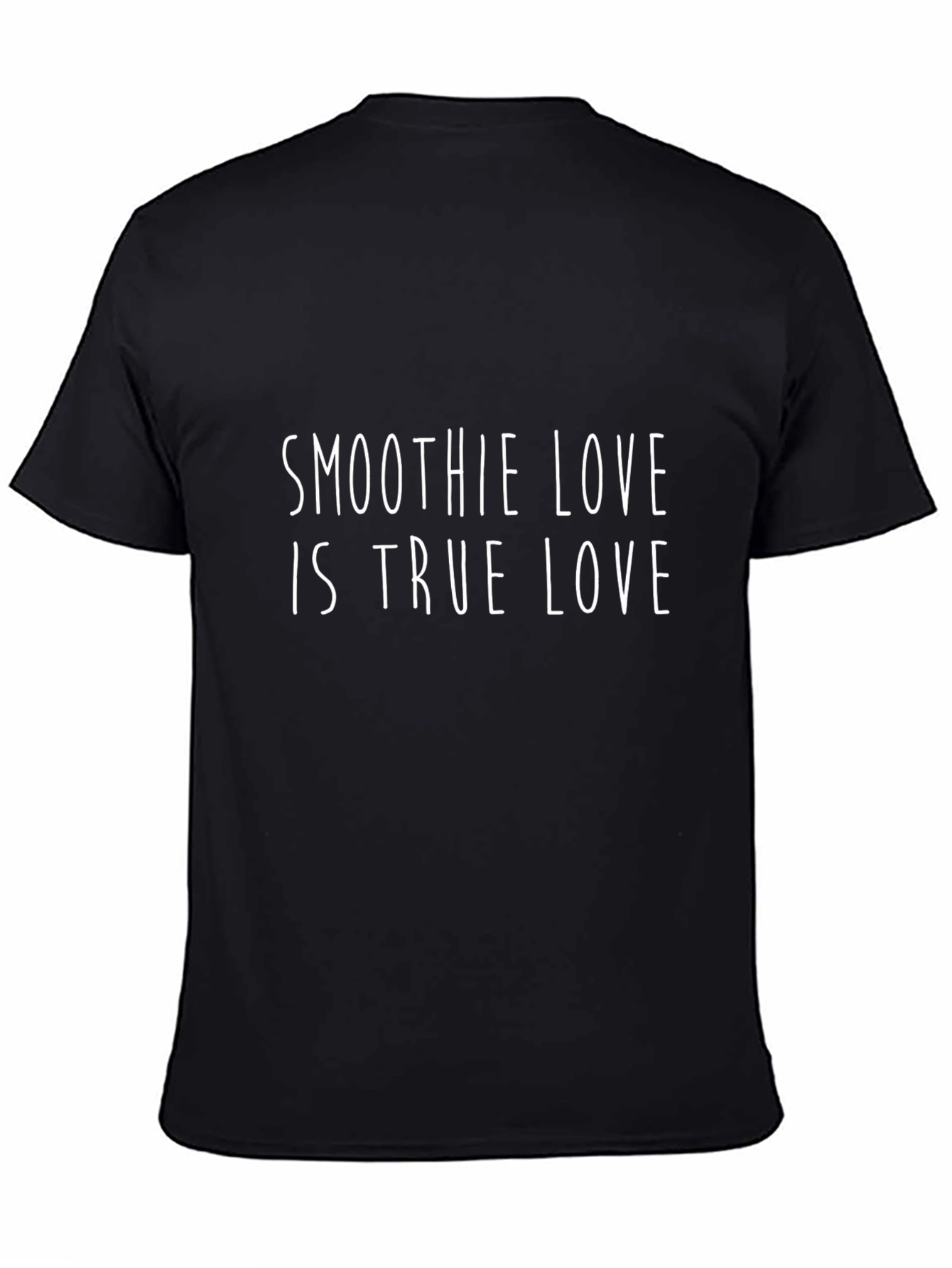 Black Smoothie Love True Love Black Graphic Tee view 4