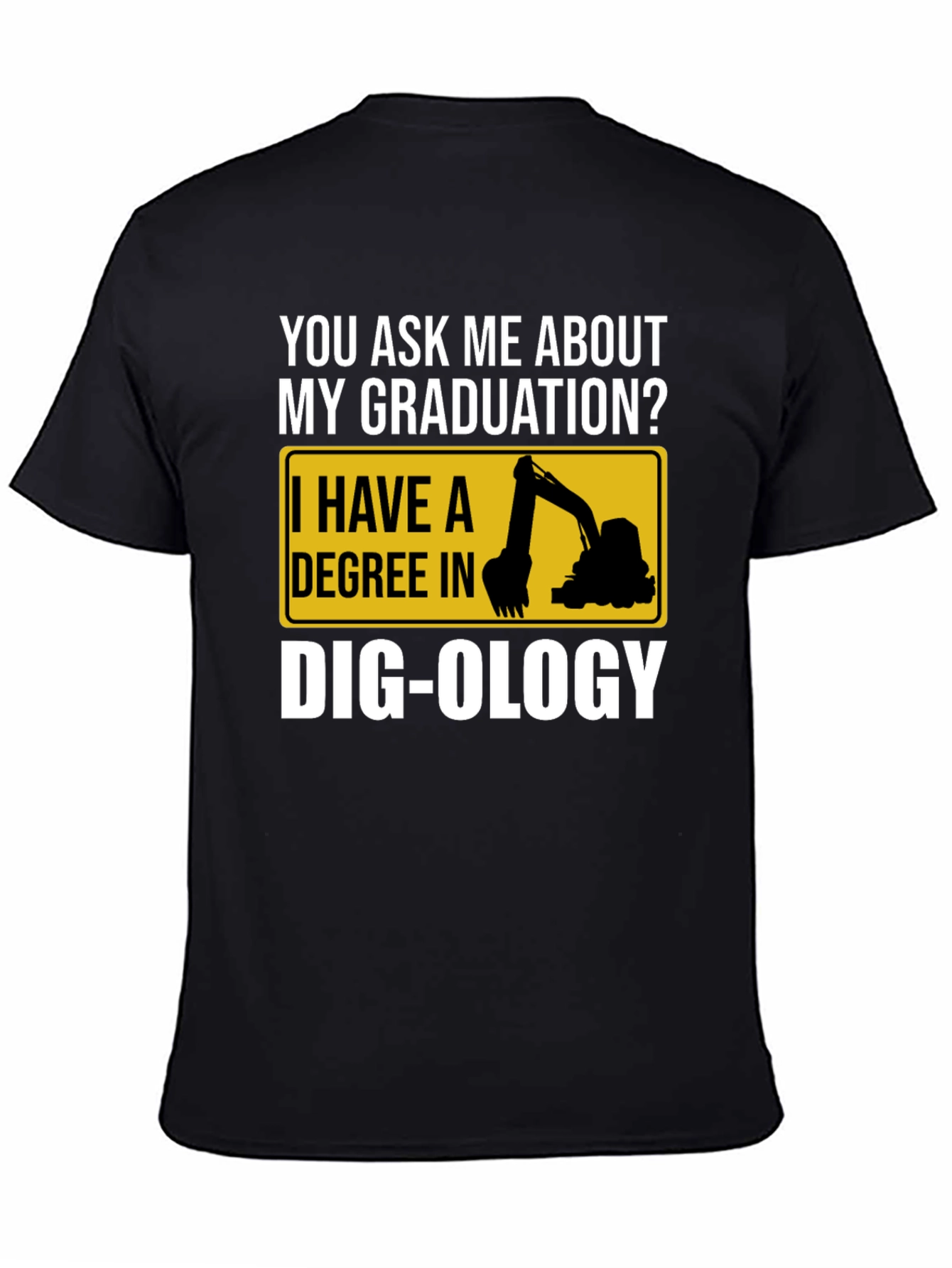 Black Dig-ology Degree T-Shirt view 4