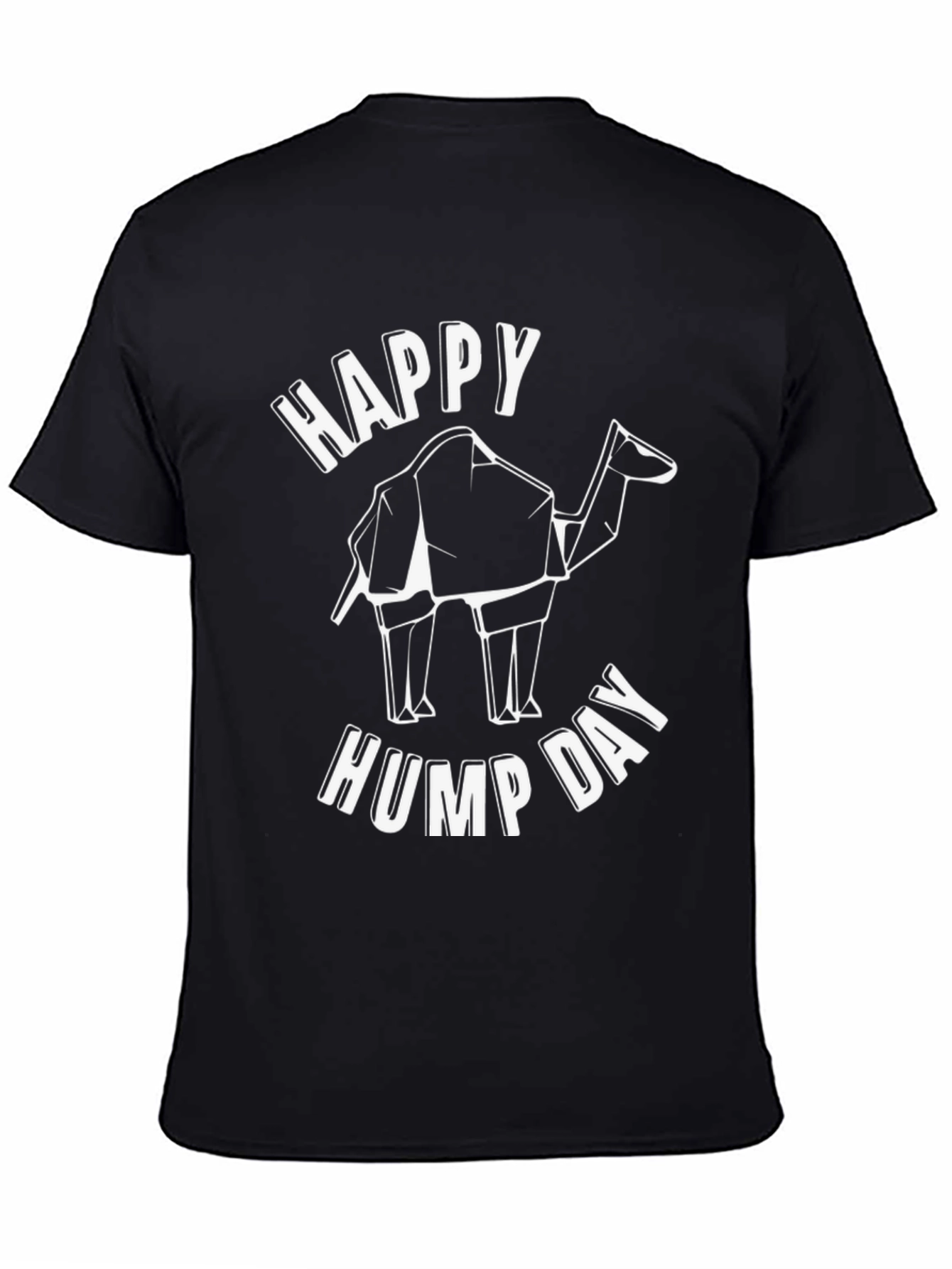 Black Happy Hump Day Camel T-Shirt - Black view 4
