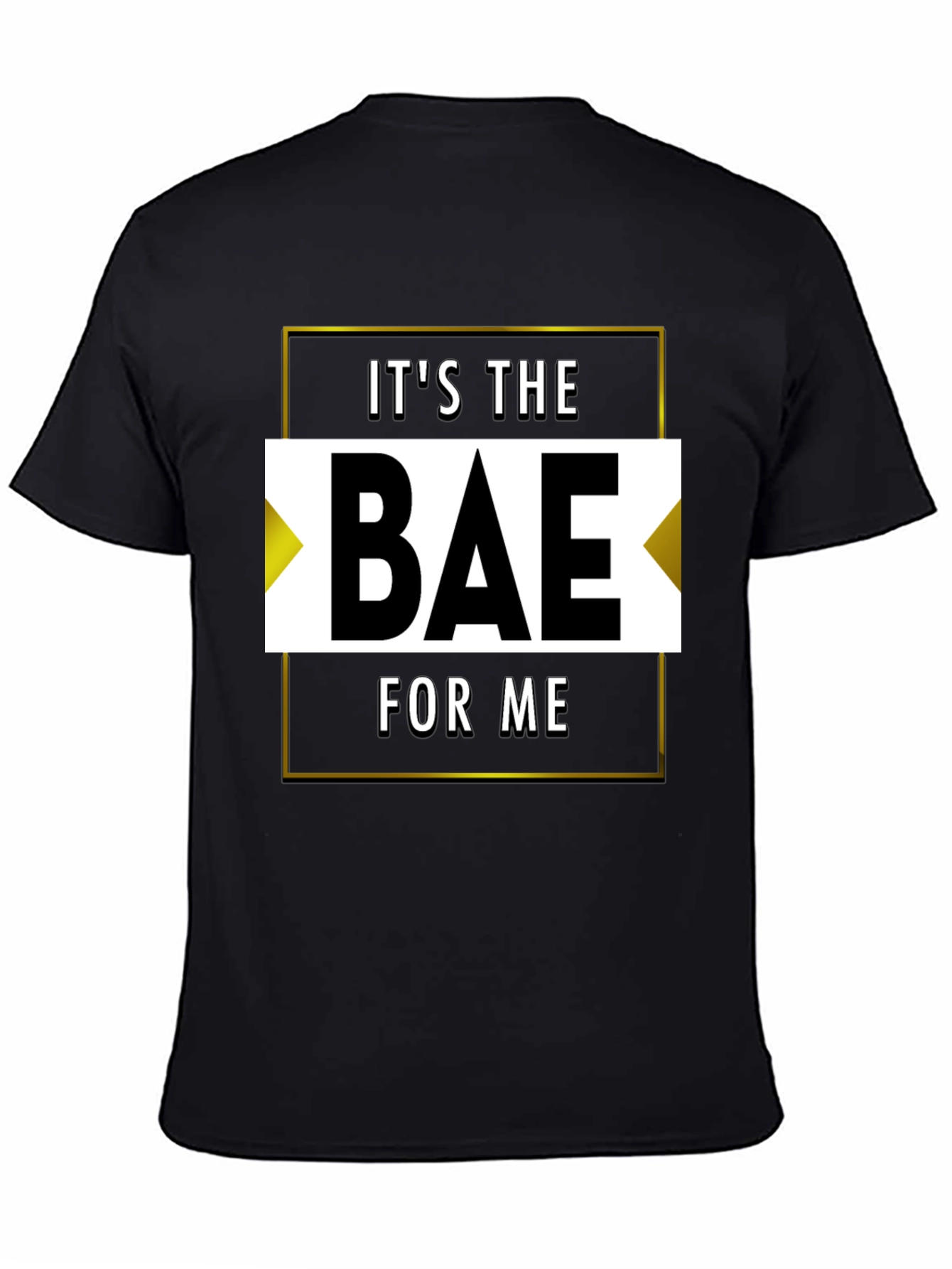 Black It's the Bae for Me Graphic Tee view 4