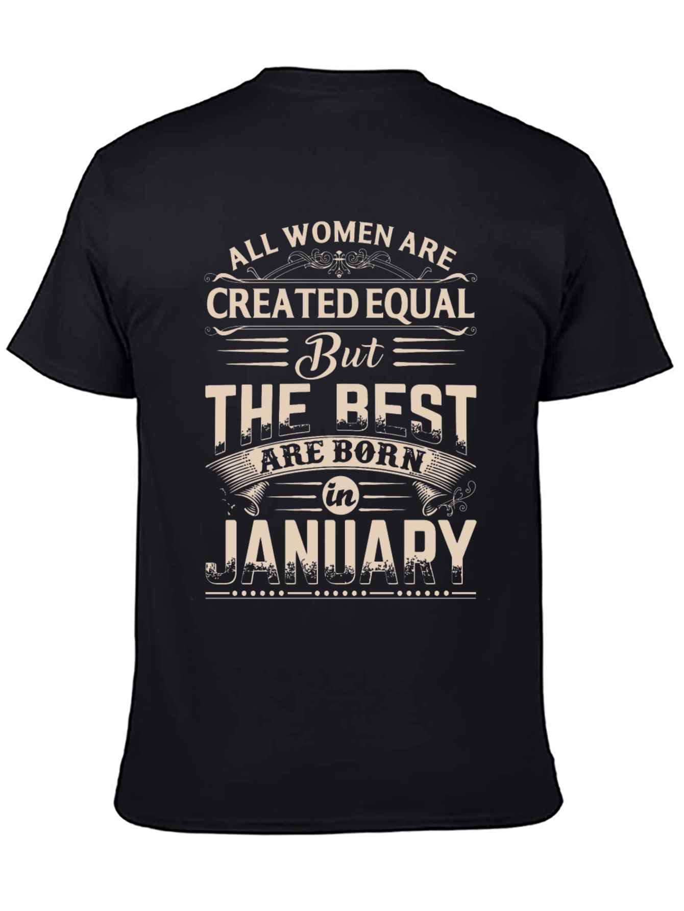 Black Women Born in January Graphic Tee view 4