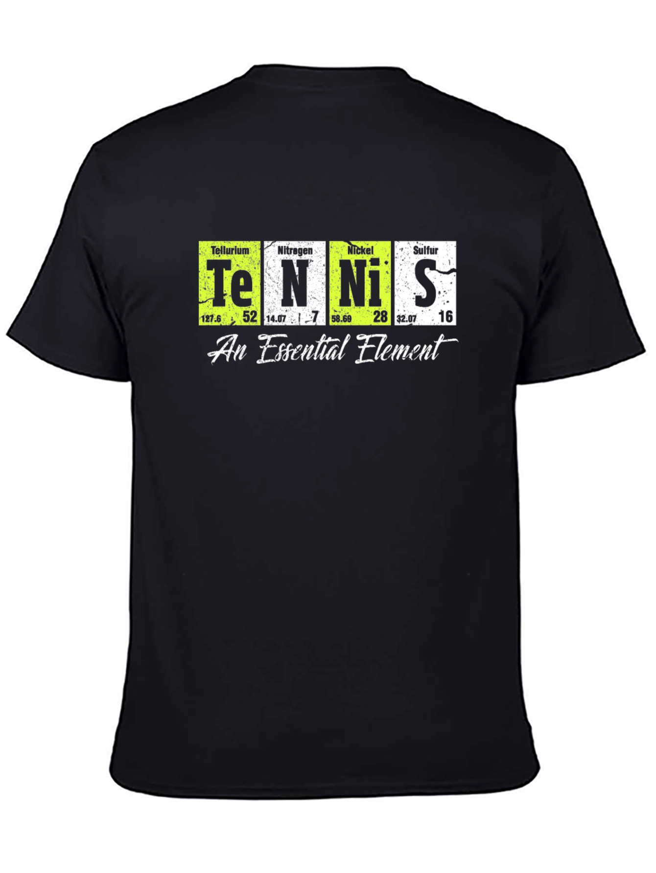 Black Tennis An Essential Element T-Shirt view 4