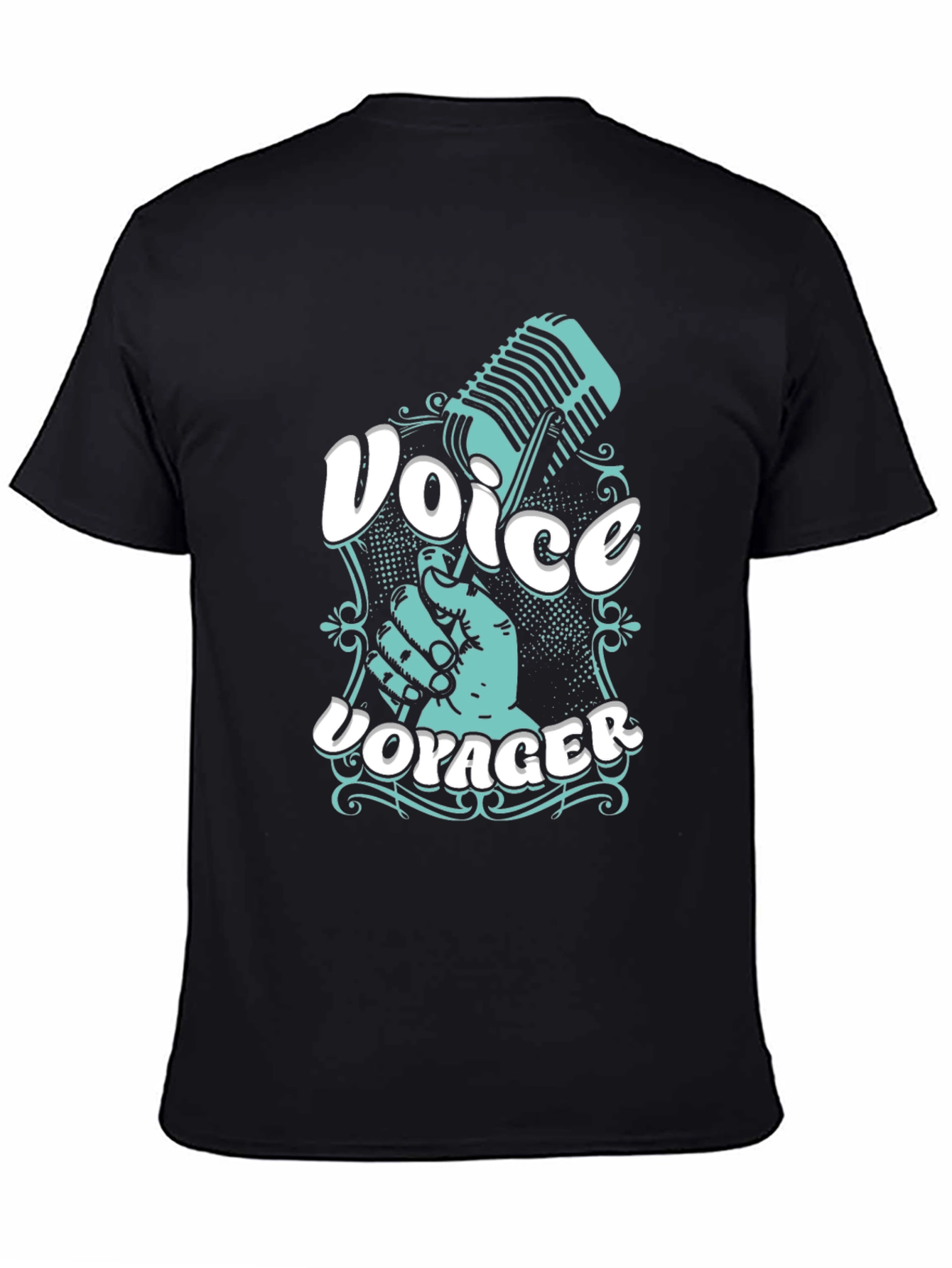 Black Voice Voyager Graphic Tee - Black view 4