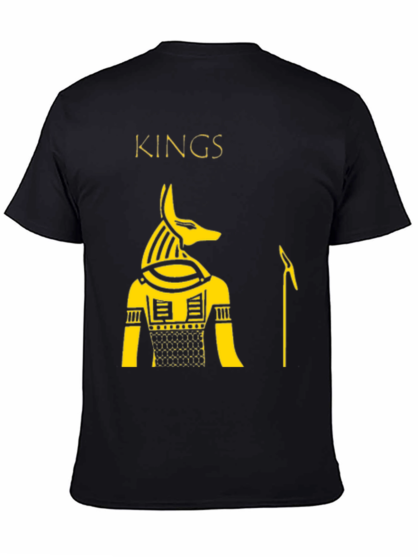 Black Kings Anubis Graphic Tee - Black Cotton T-Shirt view 4
