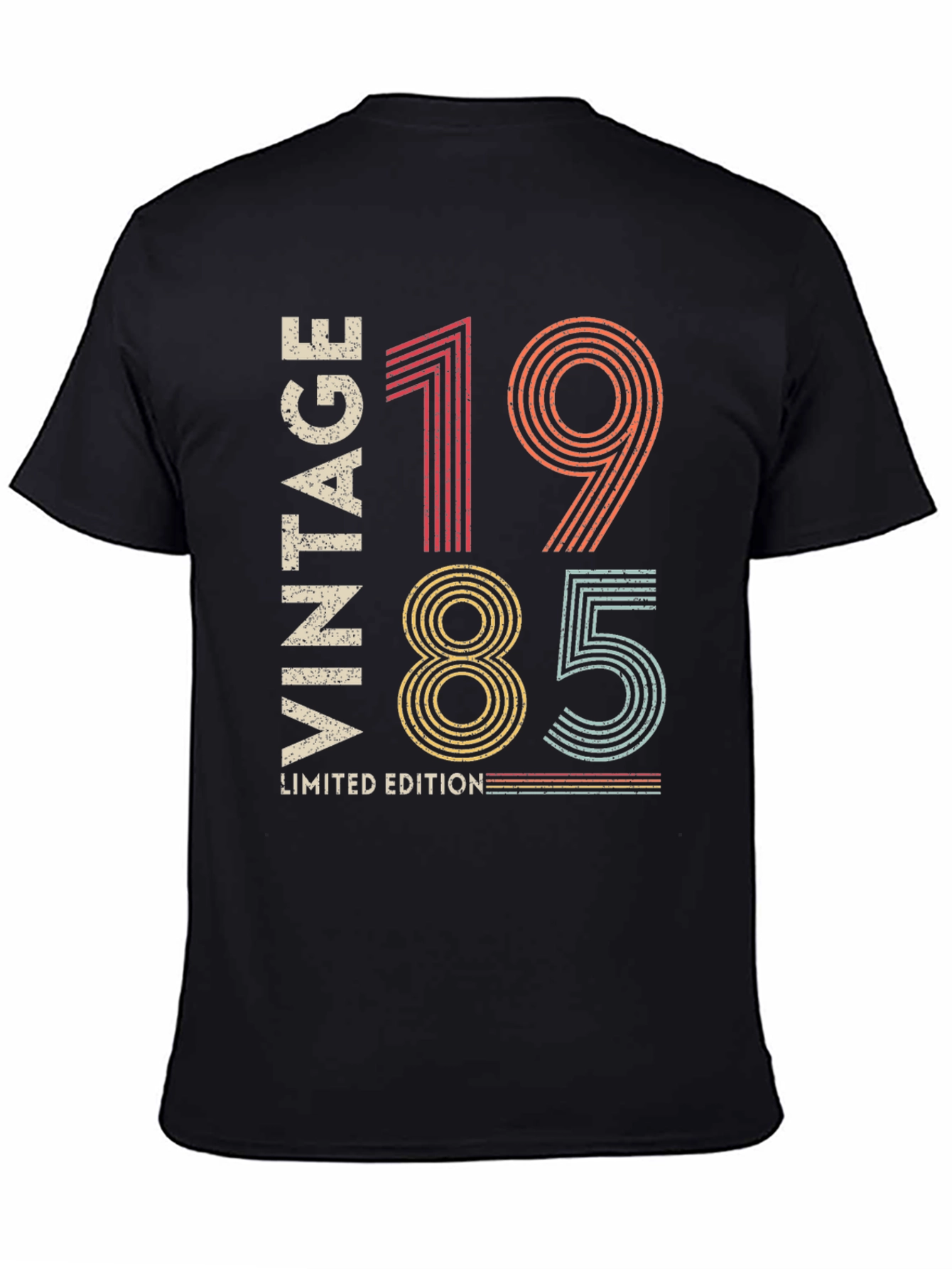 Black Vintage 1985 Limited Edition T-Shirt view 4