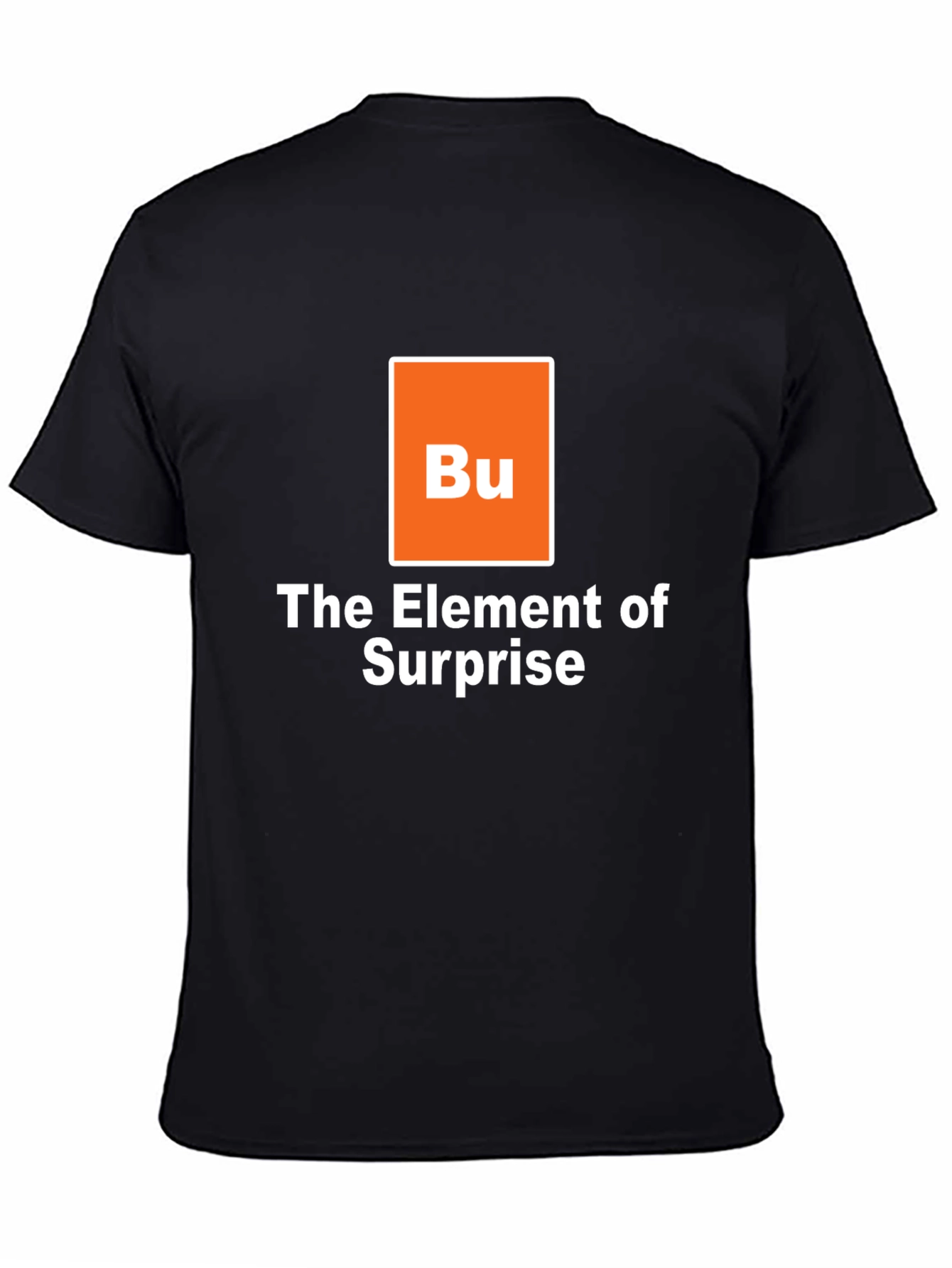 Black The Element of Surprise T-Shirt view 4