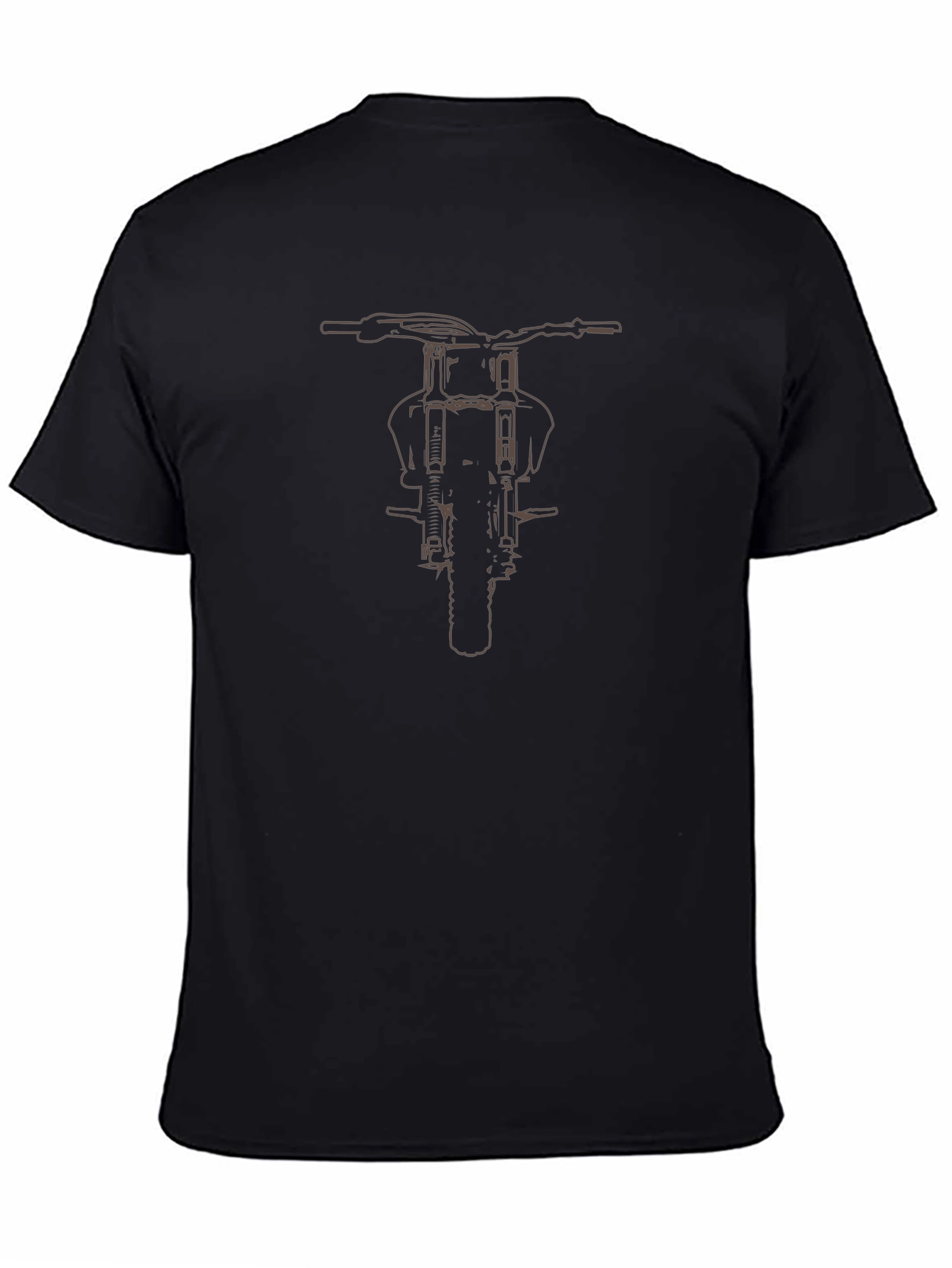 Motorcycle Graphic T-Shirt - Black - 4