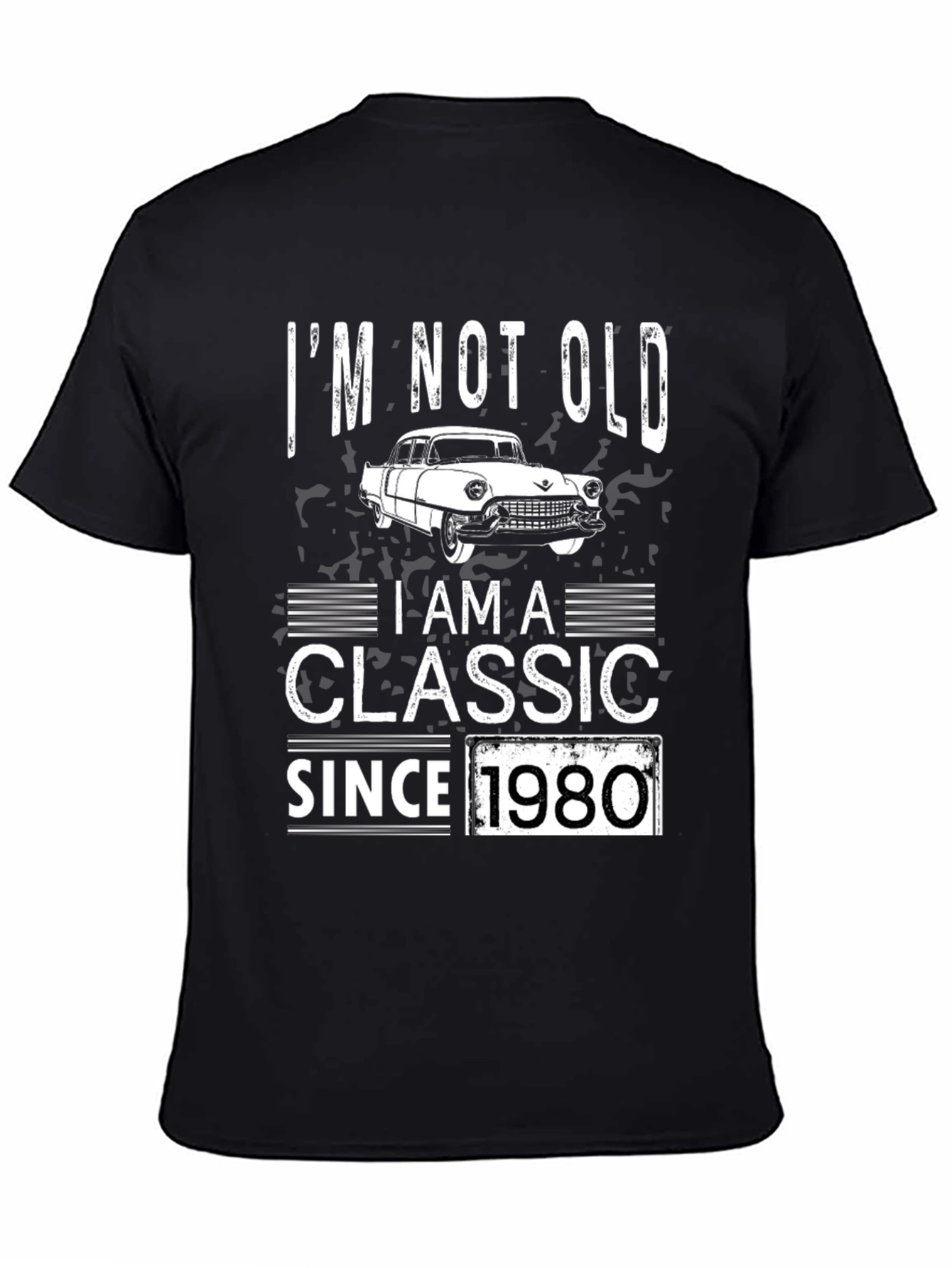 Black Classic Since 1980 T-Shirt view 4