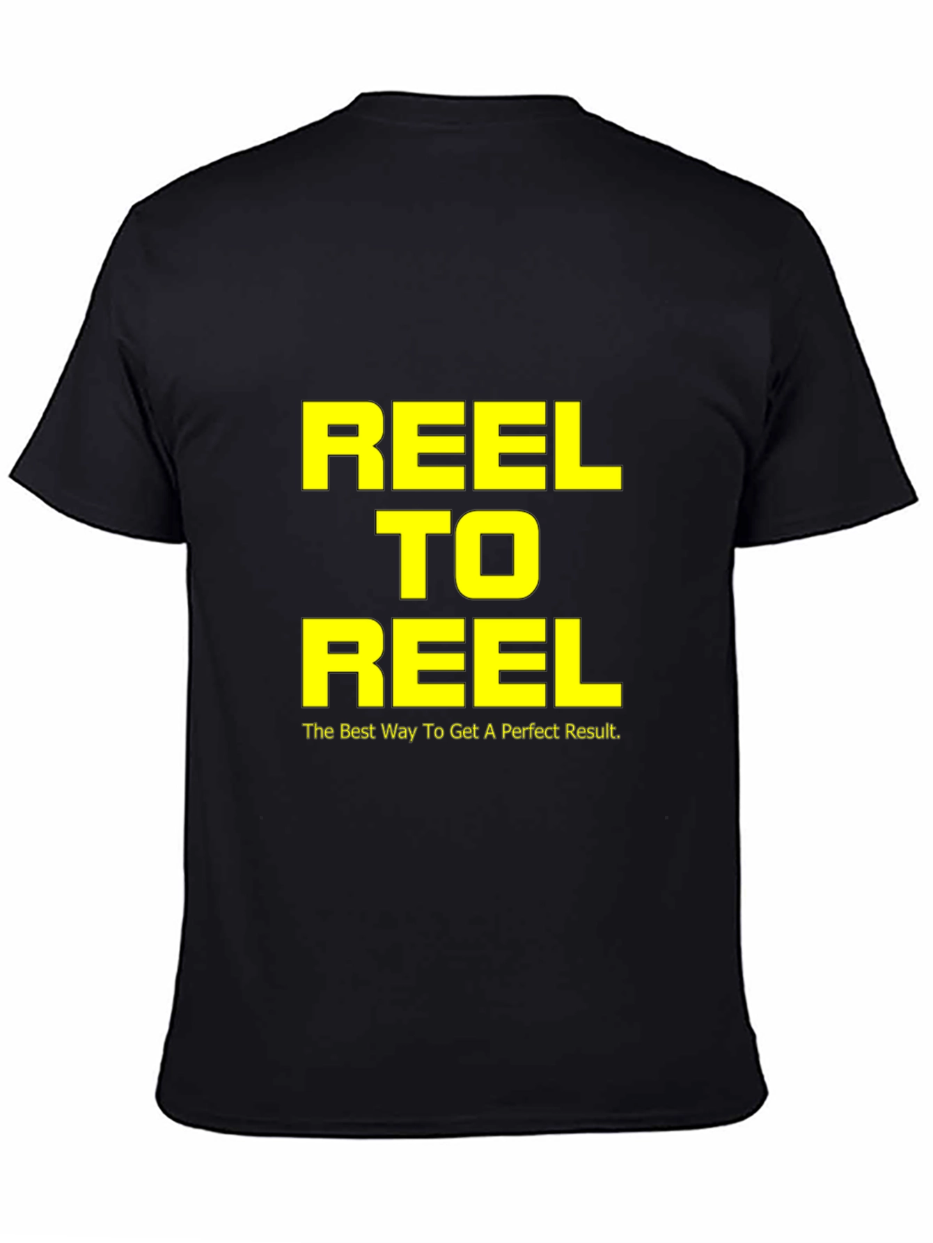 Black Reel To Reel Graphic Tee - Best Way To Get A Perfect Result view 4