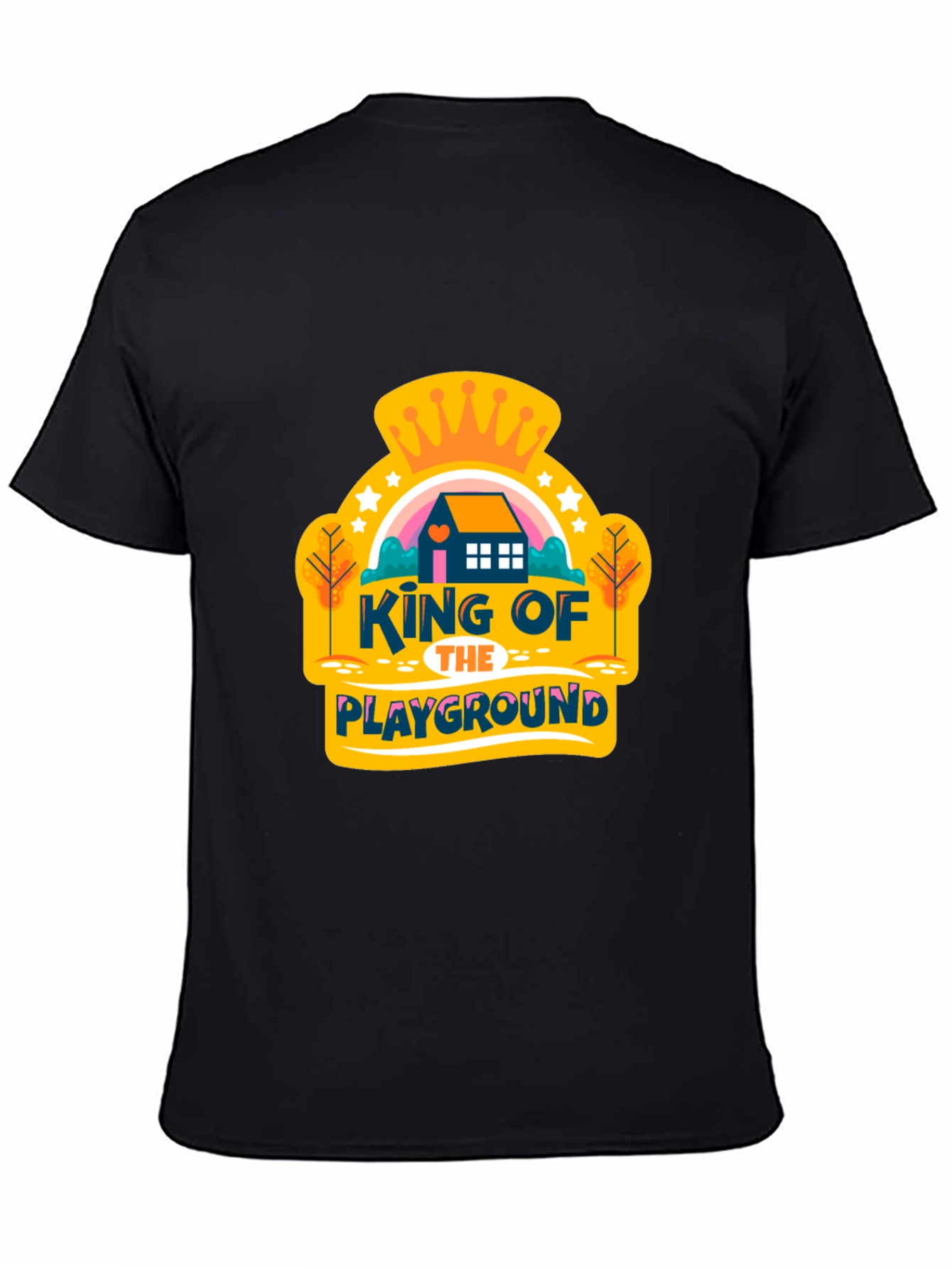 Black King of the Playground Graphic Tee view 4