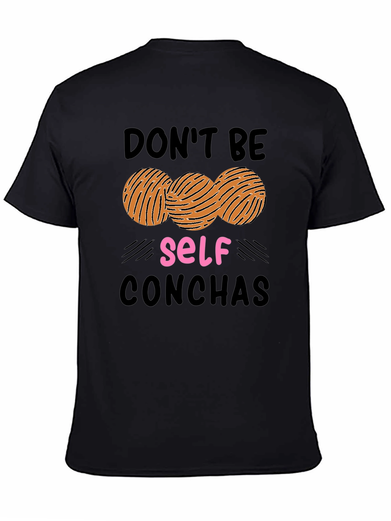 Black Don't Be Self Conchas Graphic Tee view 4