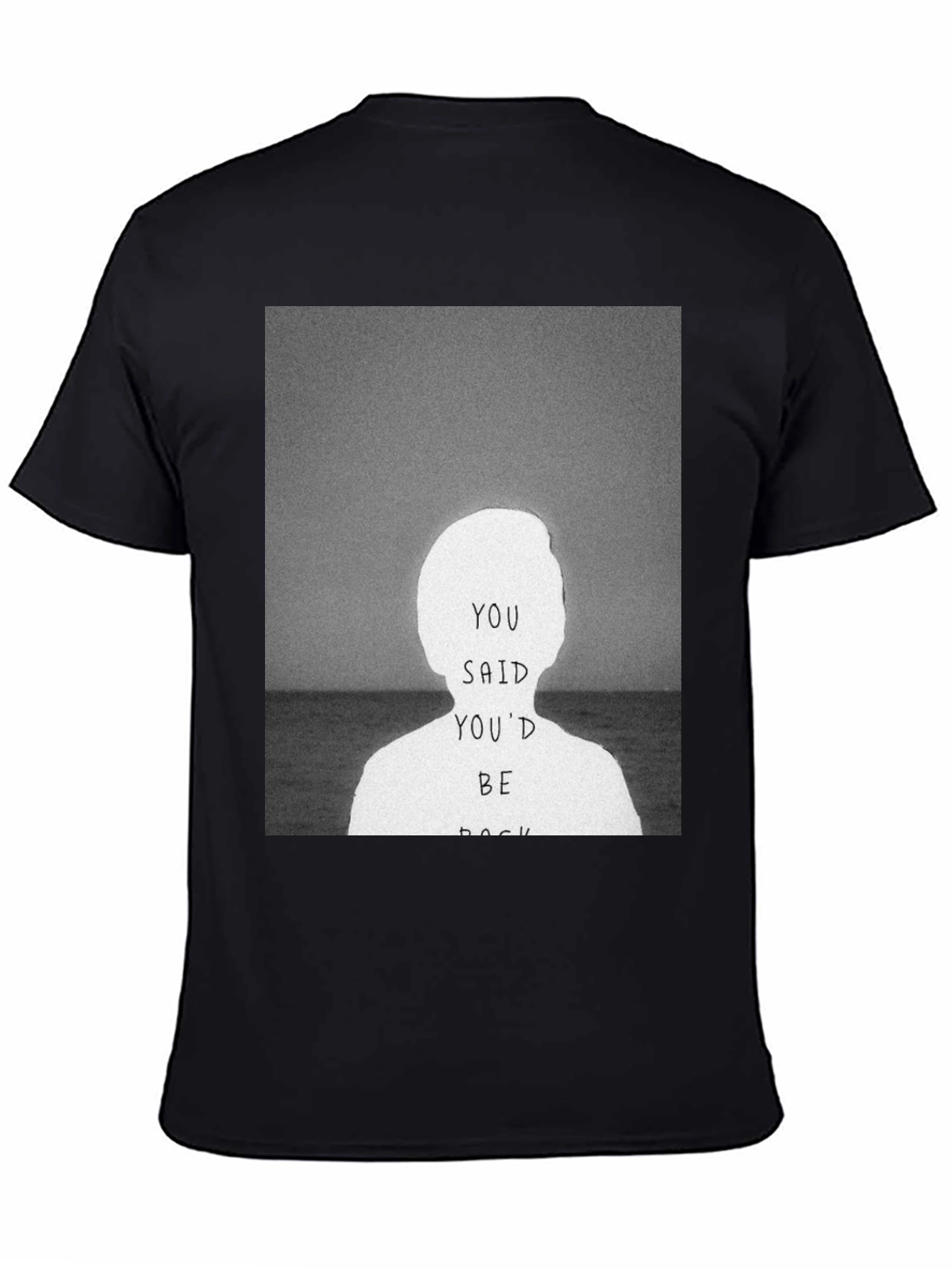 Black You Said You'd Be Back Graphic Tee view 4