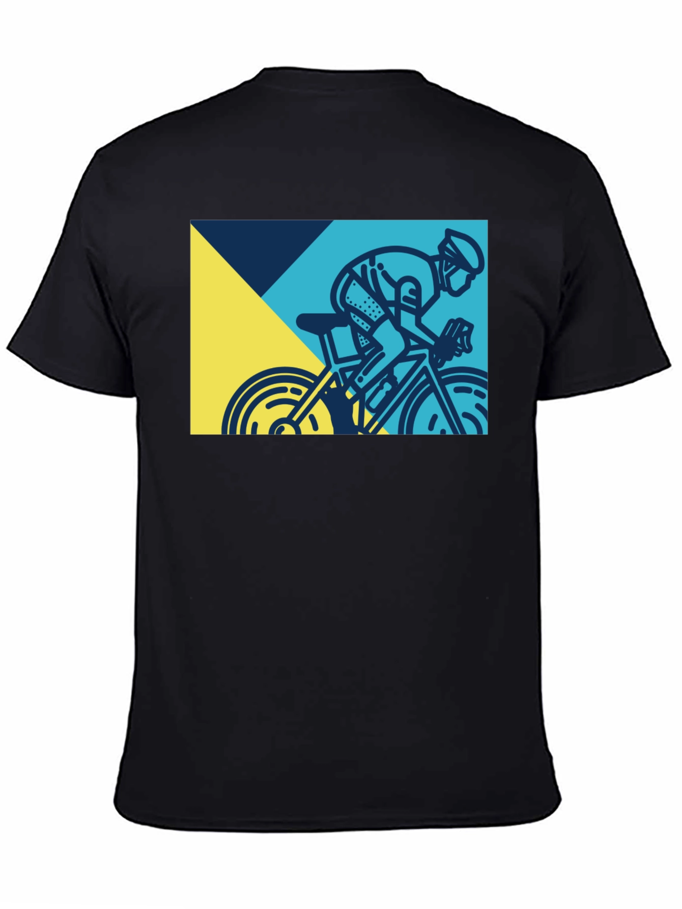 Cycling Graphic Tee - Men's Black T-Shirt - 4