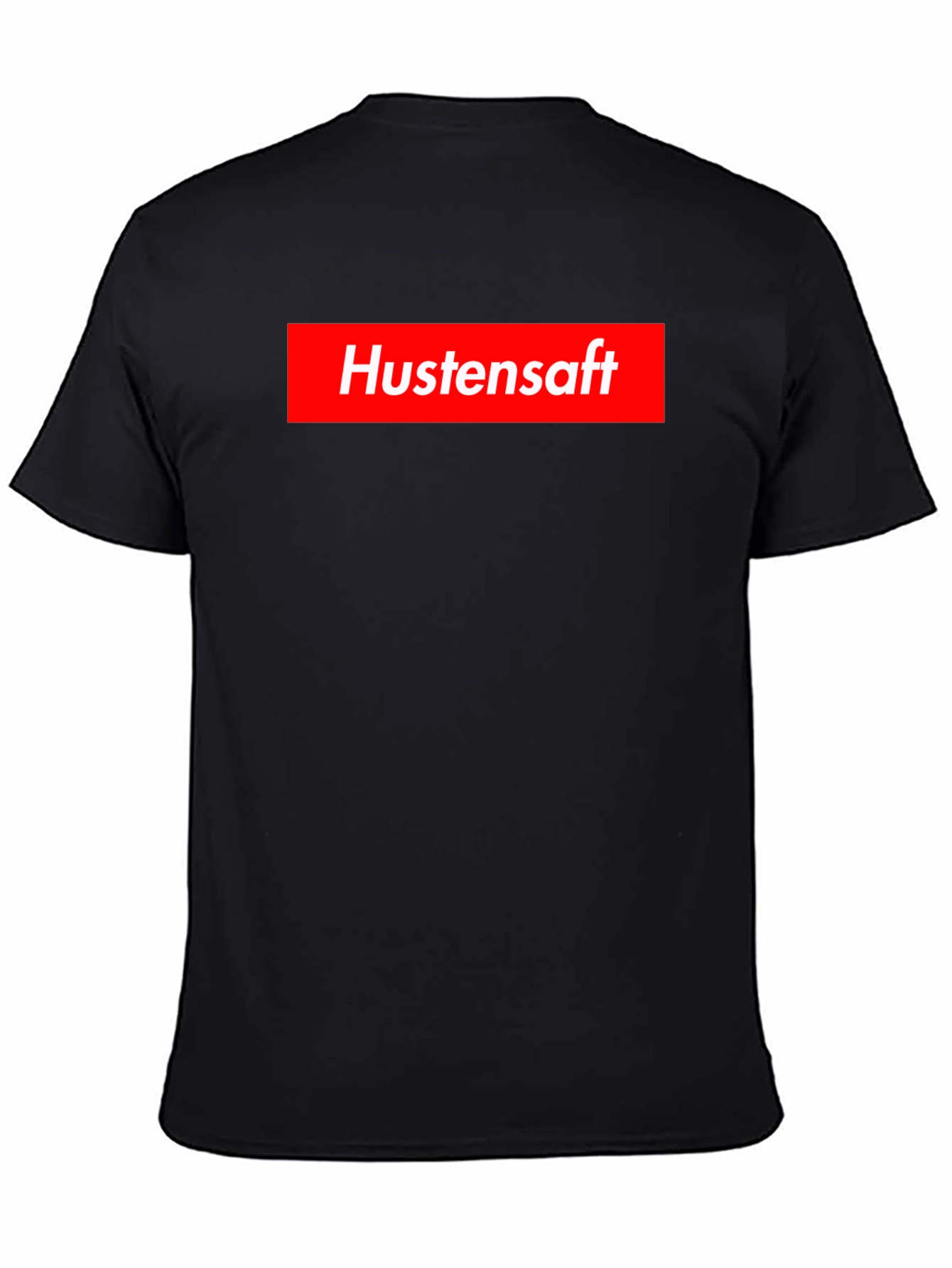 Black Hustensaft Black T-Shirt - Novelty Graphic Tee view 4