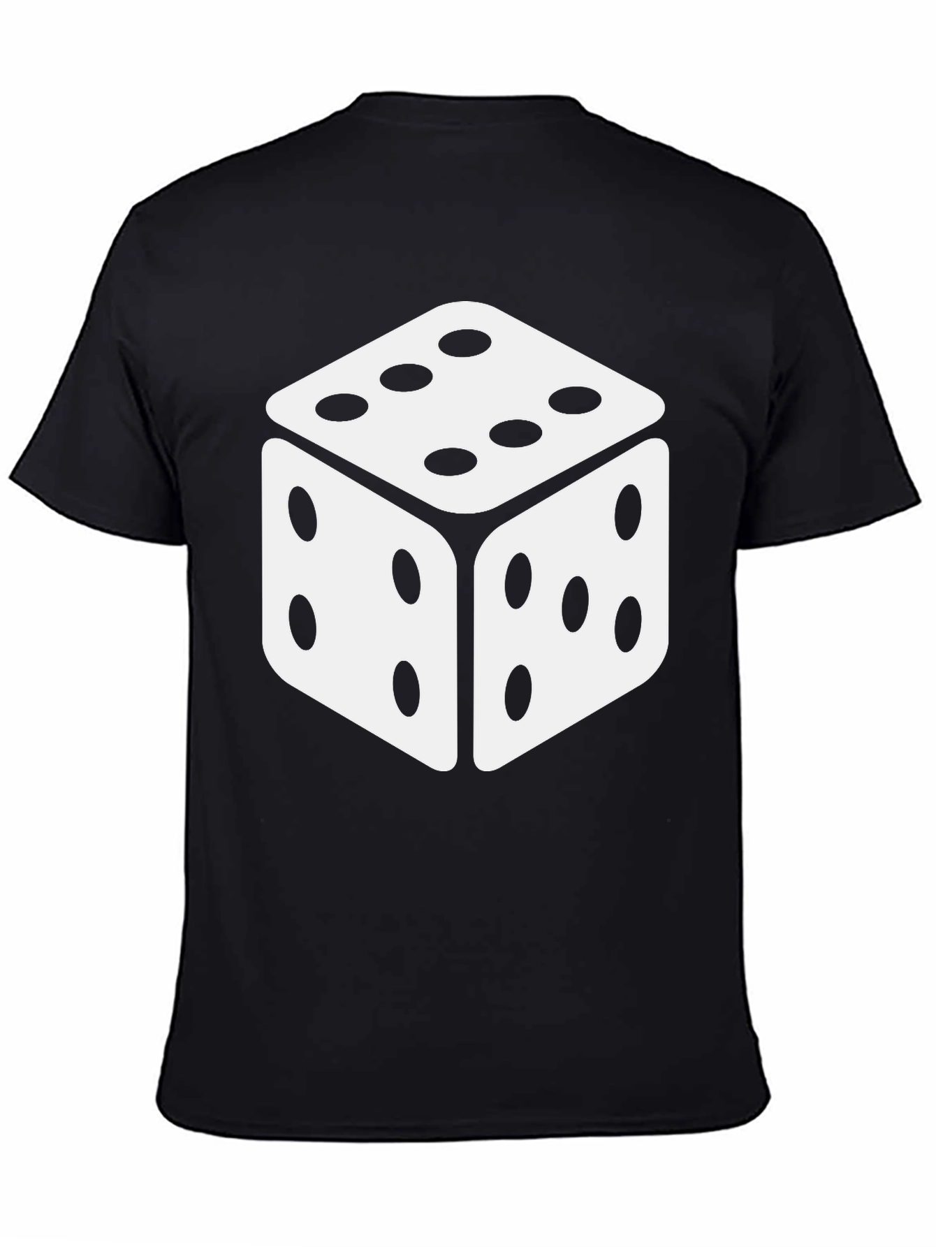 Black Dice Graphic Tee - Stylish Casual Wear view 4