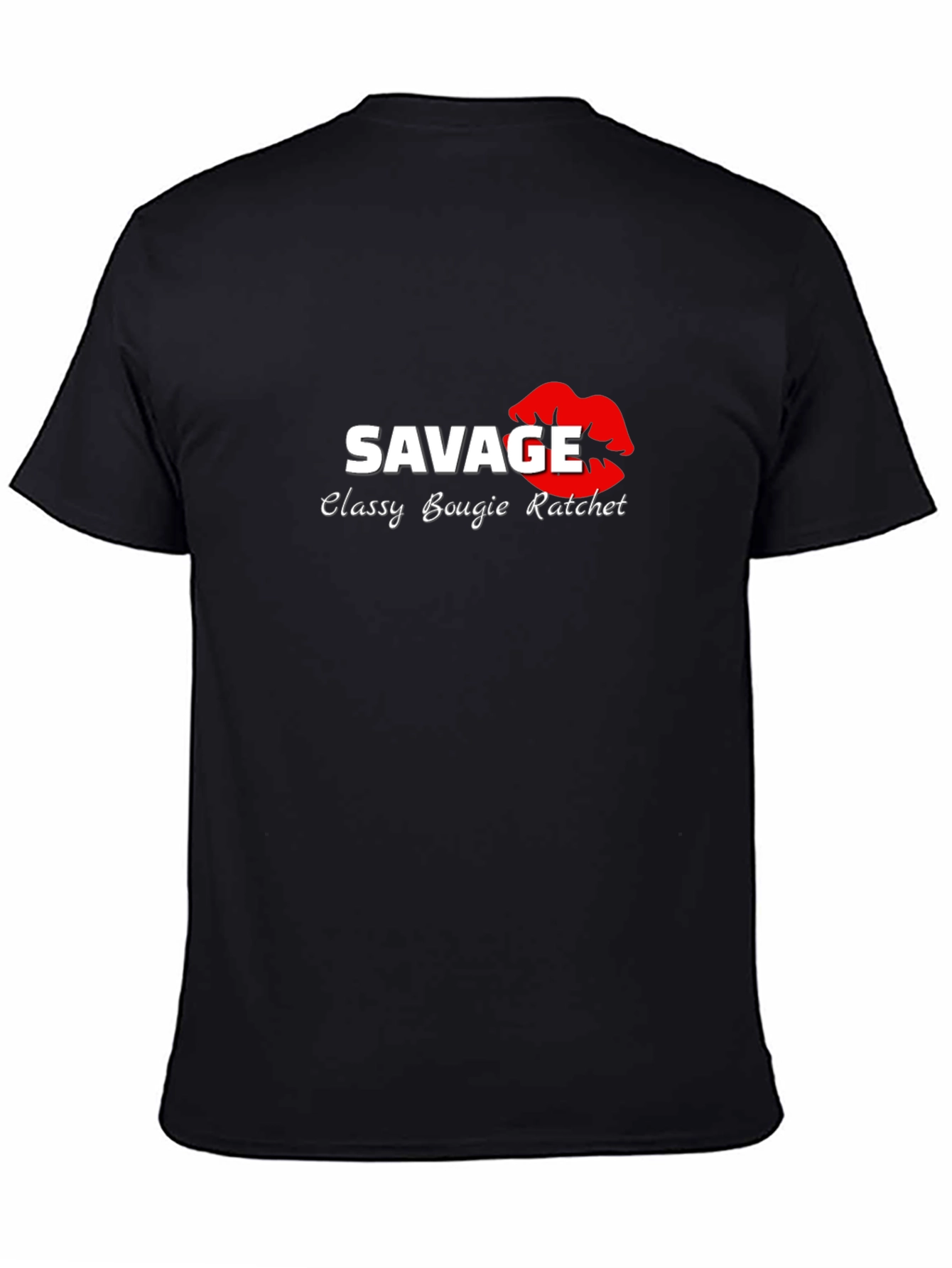 Black Savage Classy Bougie Ratchet Graphic Tee view 4