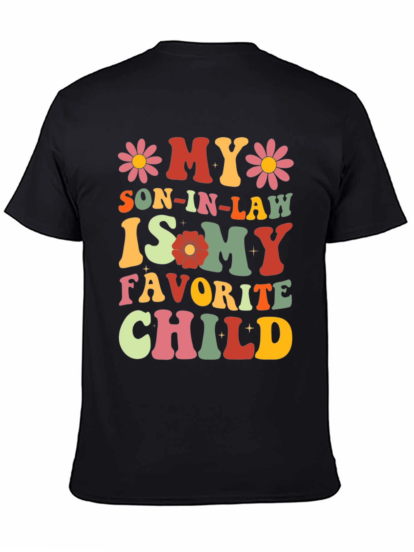 Black My Son-In-Law Favorite Child Graphic Tee view 4