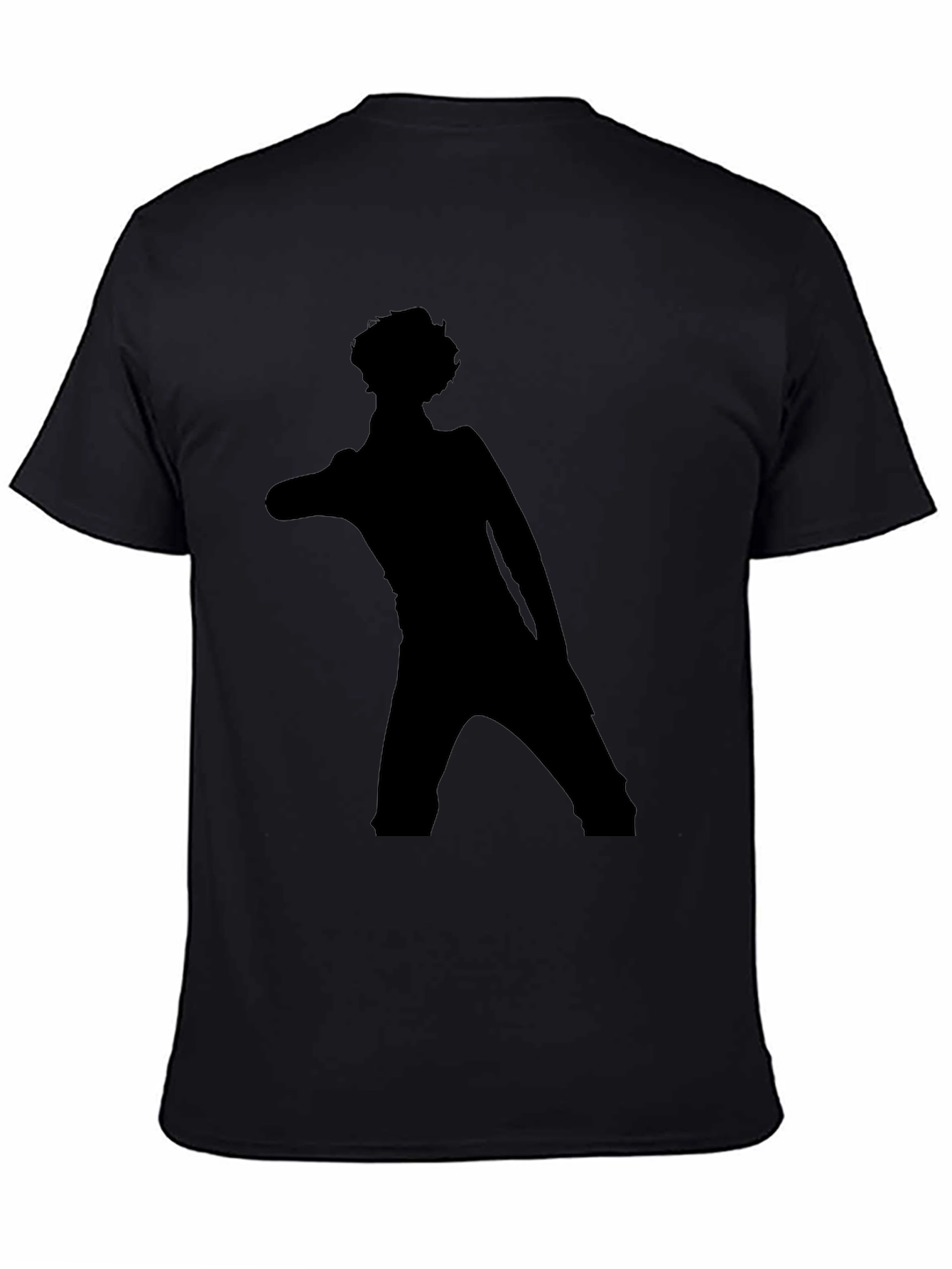 Black Silhouette Graphic Tee - Classic Black view 4