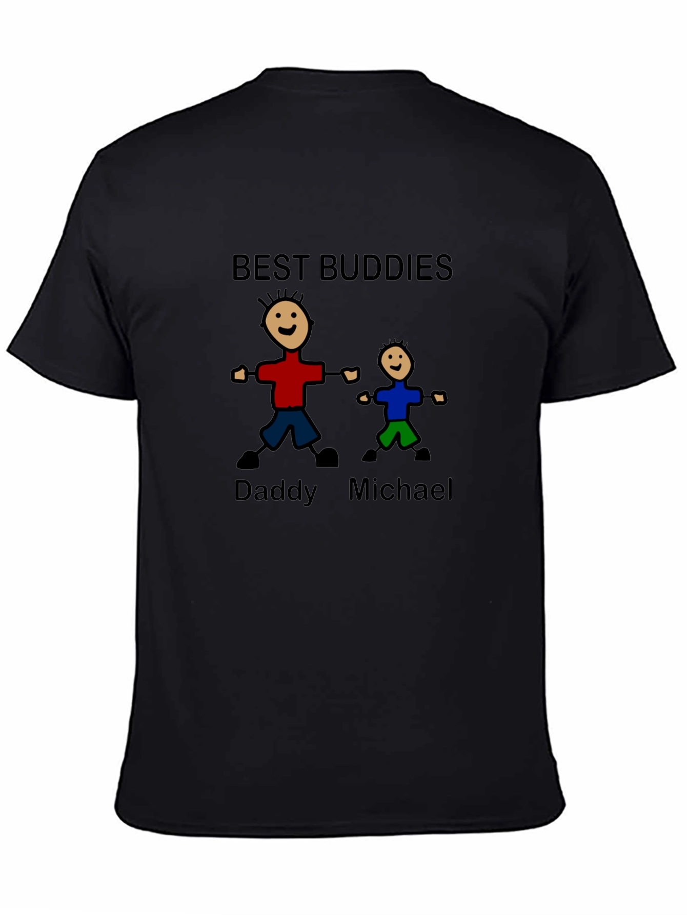 Best Buddies Daddy & Michael Graphic T-Shirt - 4
