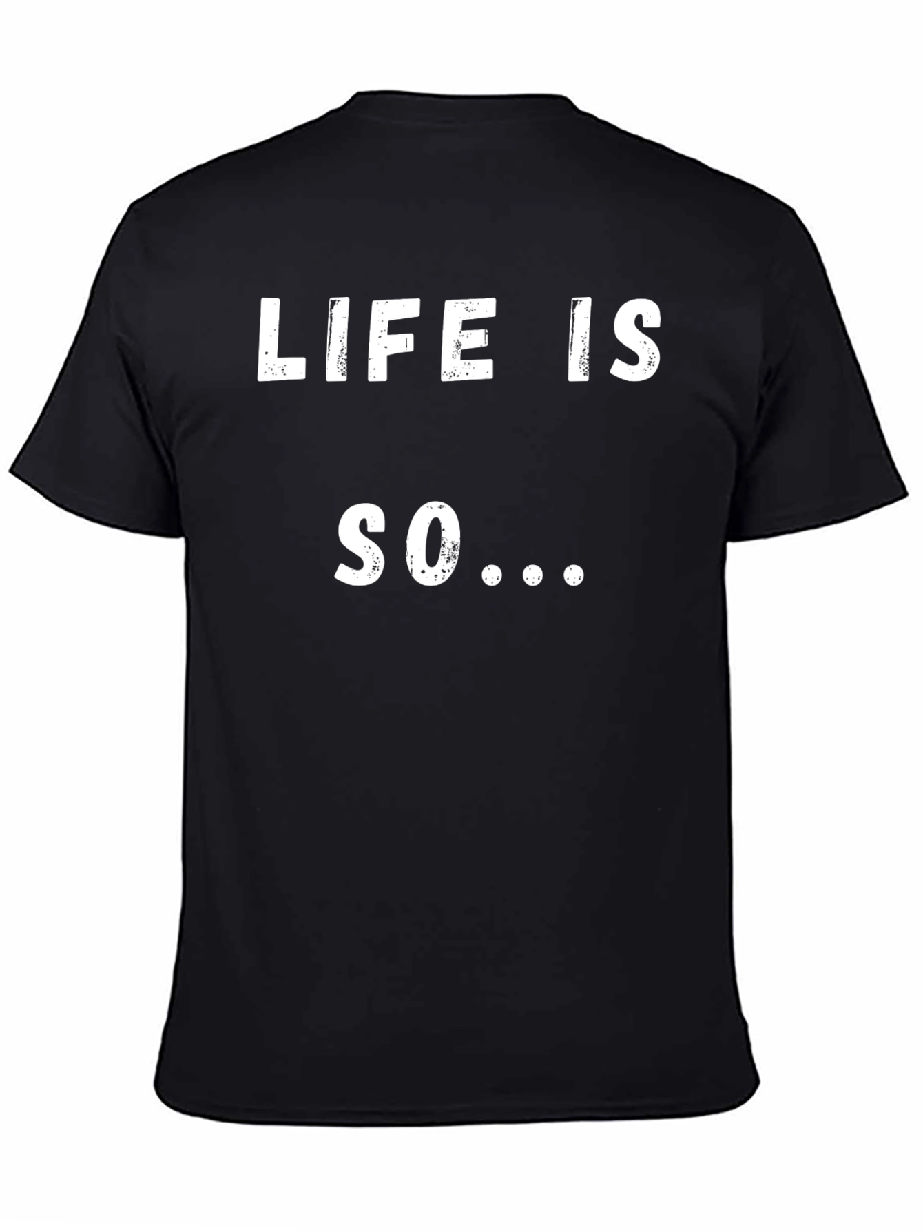 Black Life Is So... Novelty Graphic T-Shirt view 4