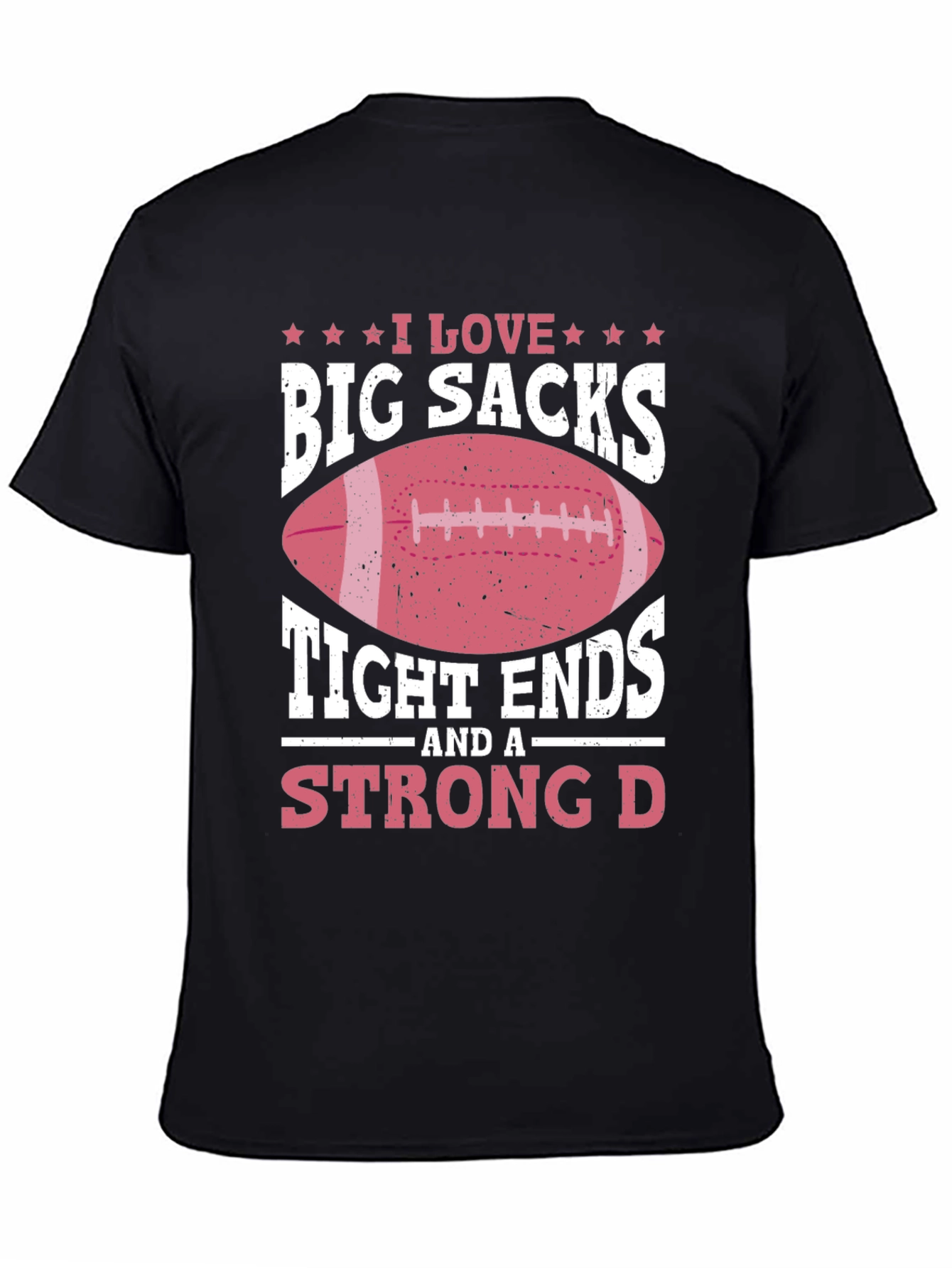 Black I Love Big Sacks Graphic T-Shirt view 4
