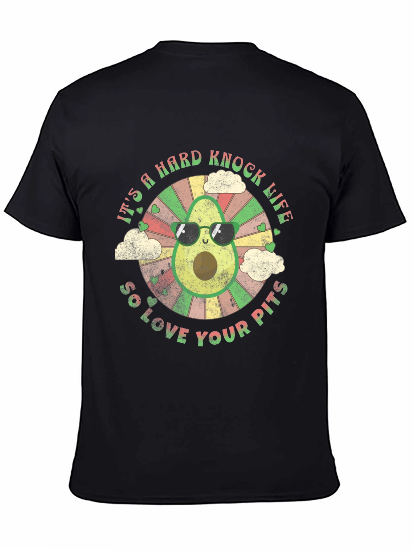 Black Avocado Hard Knock Life Graphic Tee view 4