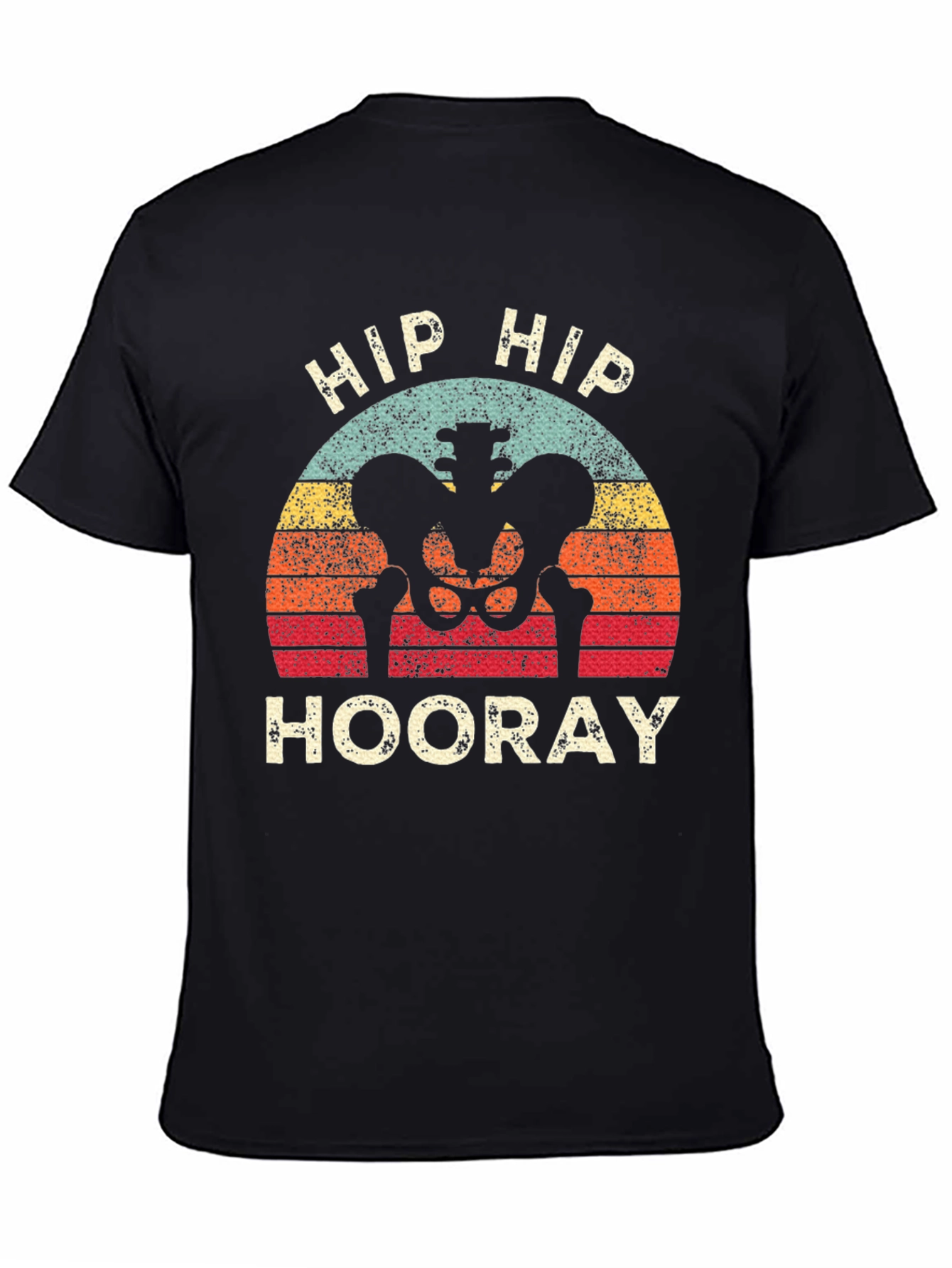 Black Hip Hip Hooray T-Shirt view 4