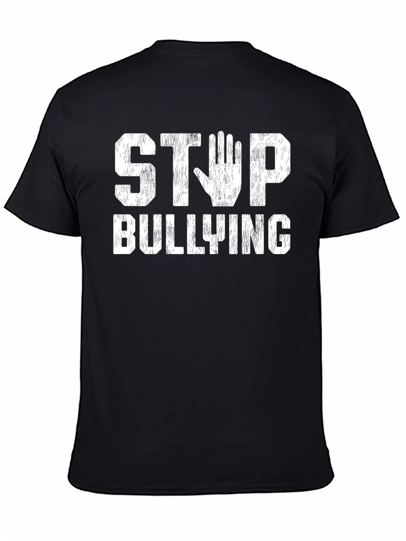 Black Stop Bullying Graphic Tee - Black T-Shirt view 4