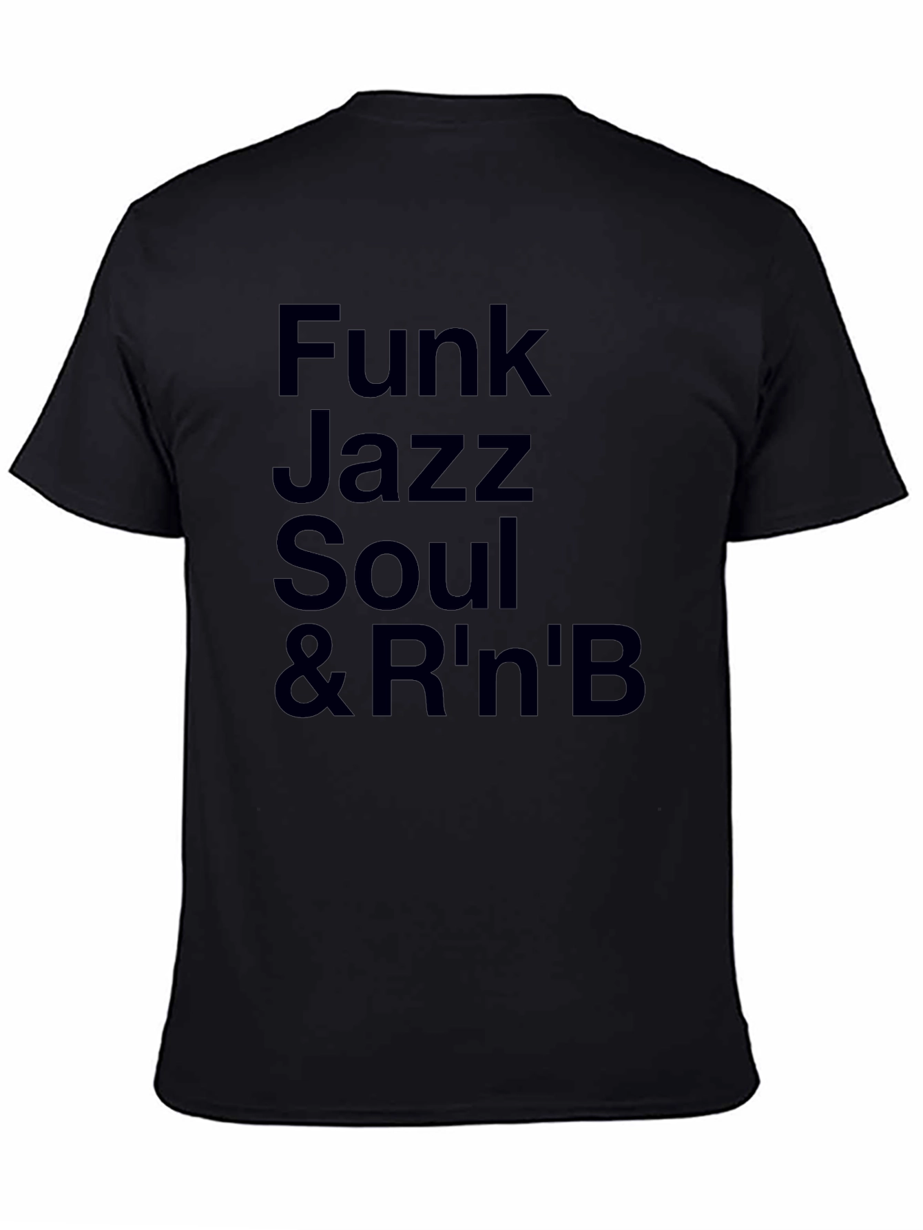 Black Funk Jazz Soul & R'n'B Black Graphic Tee view 4