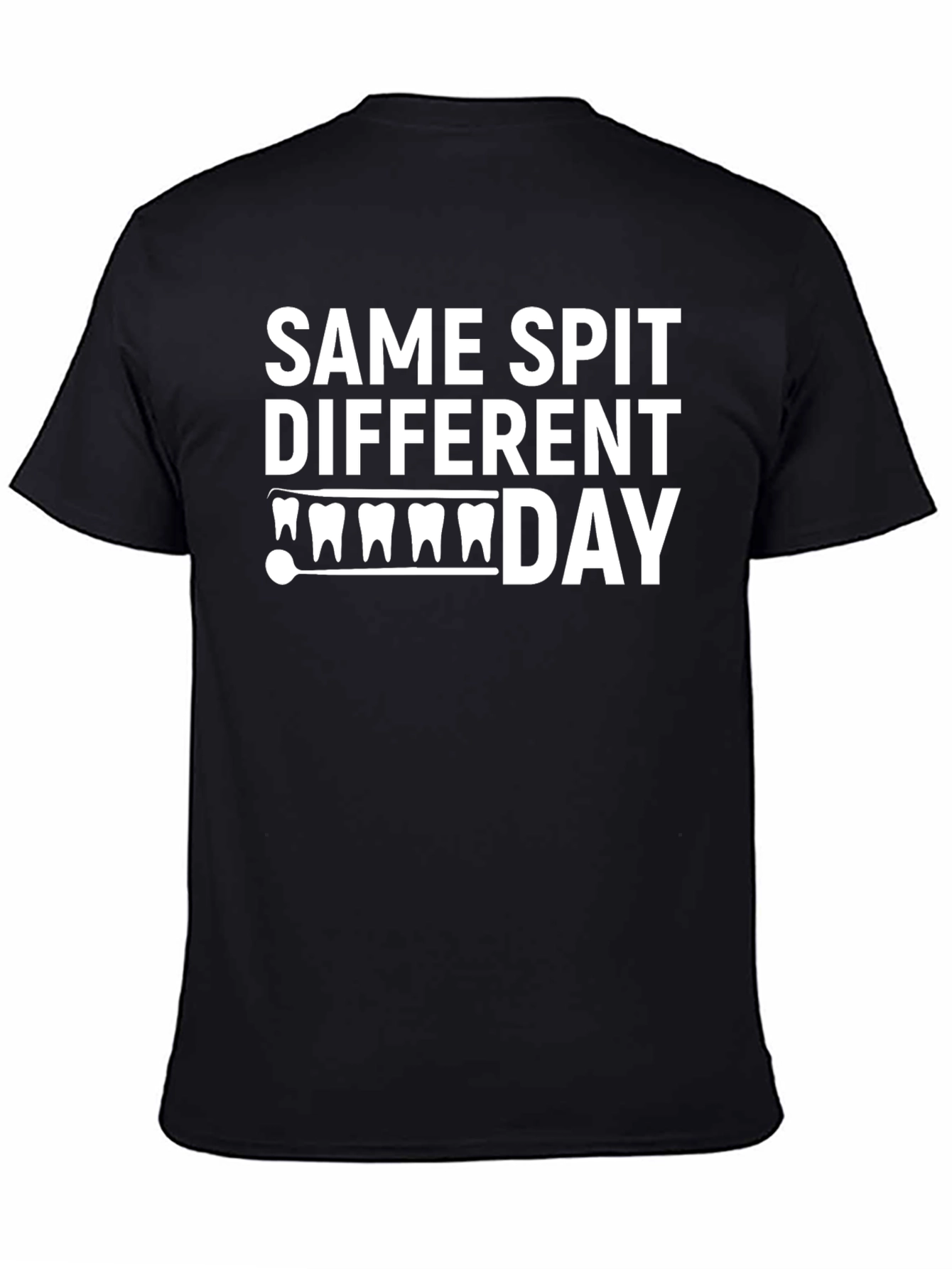 Black Same Spit Different Day Black T-Shirt view 4