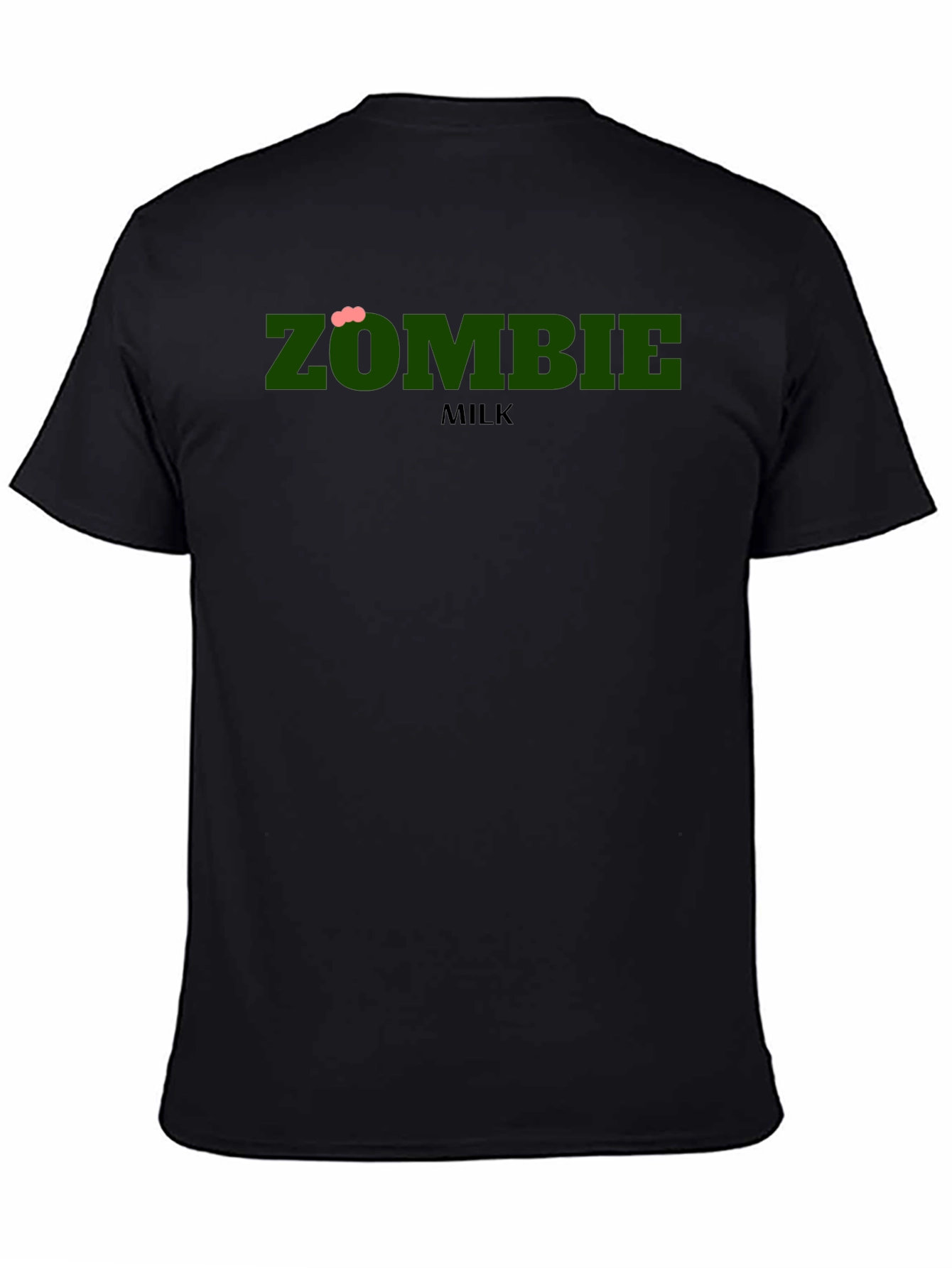Black Zombie Milk T-Shirt - Unique Graphic Tee view 4