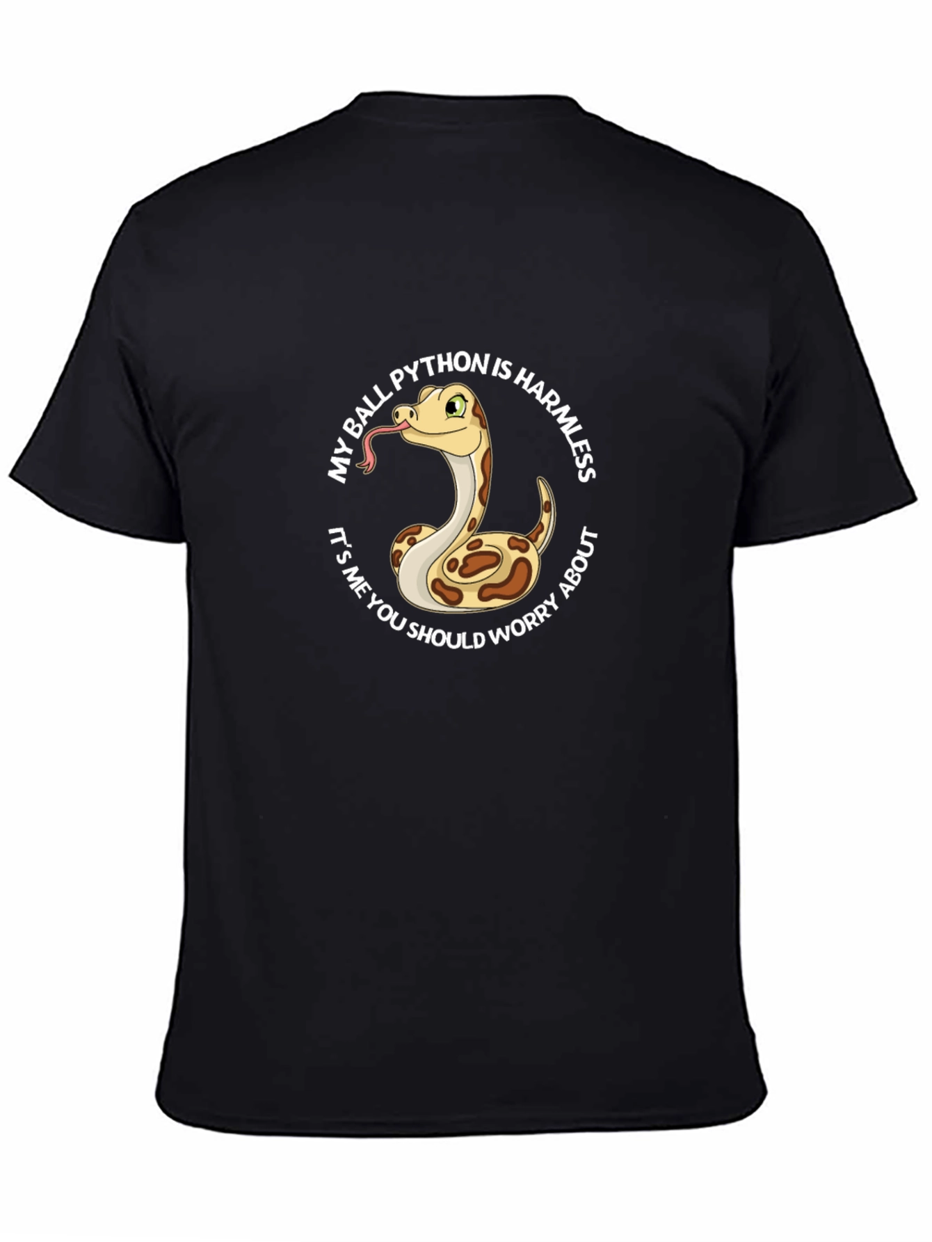 Ball Python Funny Graphic T-Shirt - 4