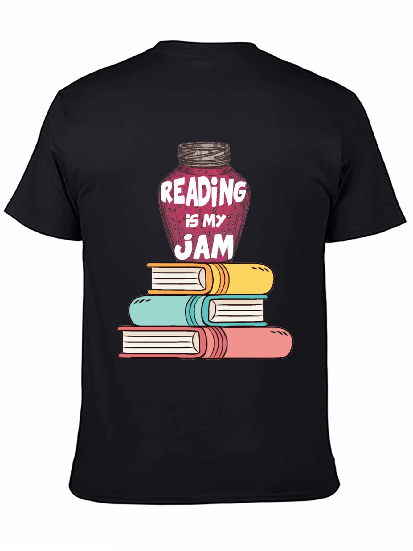 Black Reading is My Jam Graphic Tee view 4