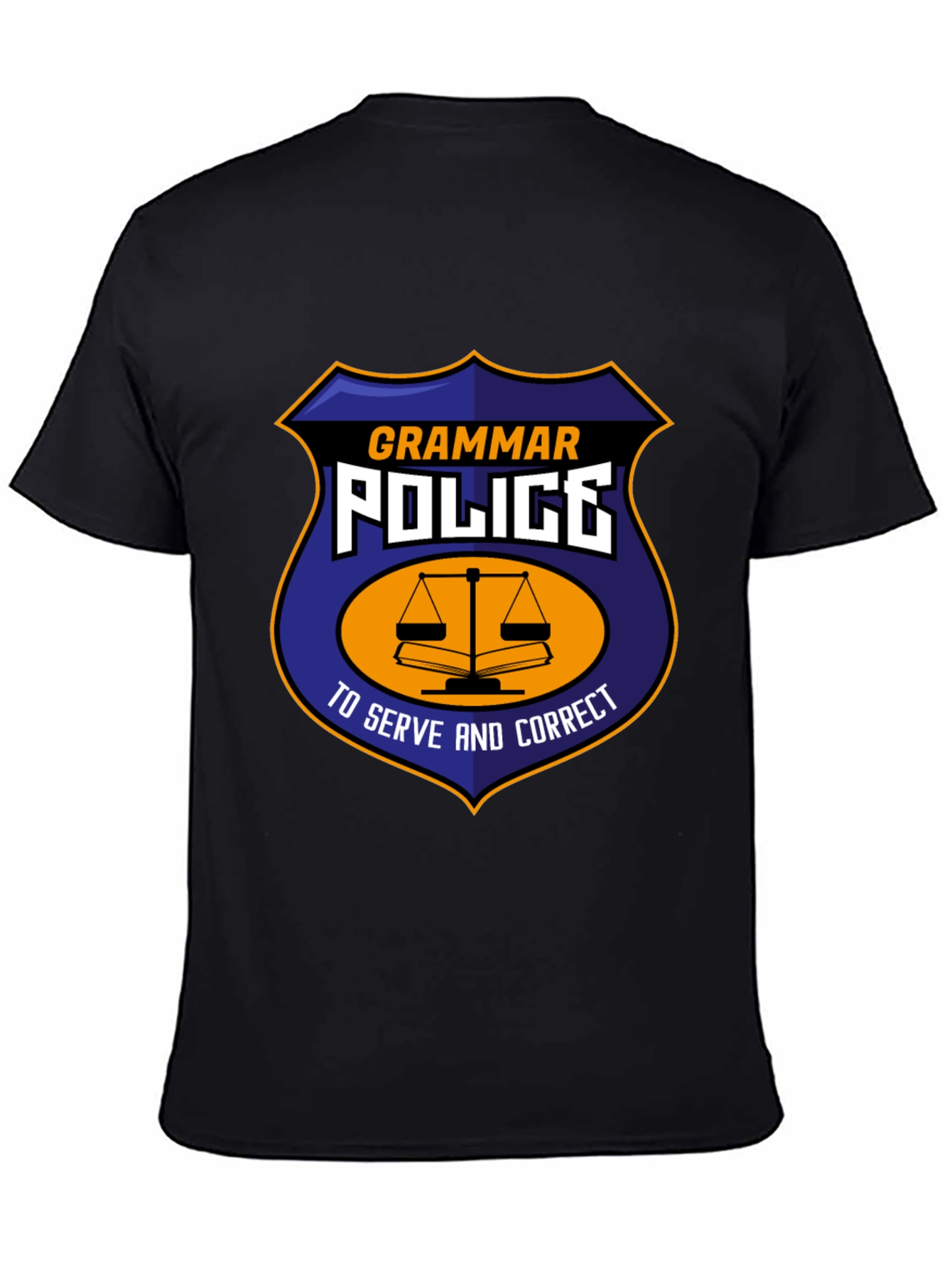 Grammar Police T-Shirt - Serve and Correct Tee - 4